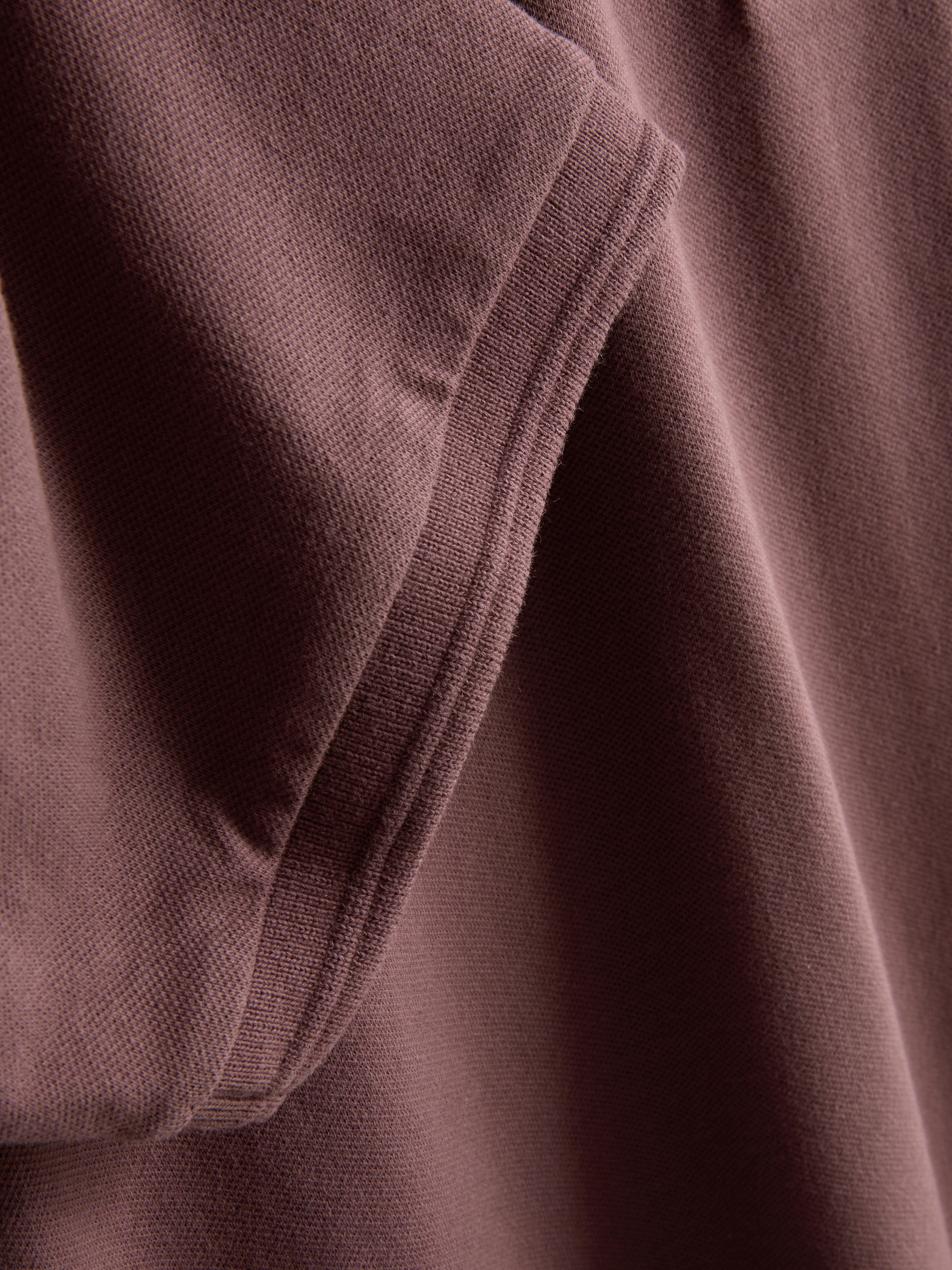 Short-Sleeve Polo Shirt - Plum