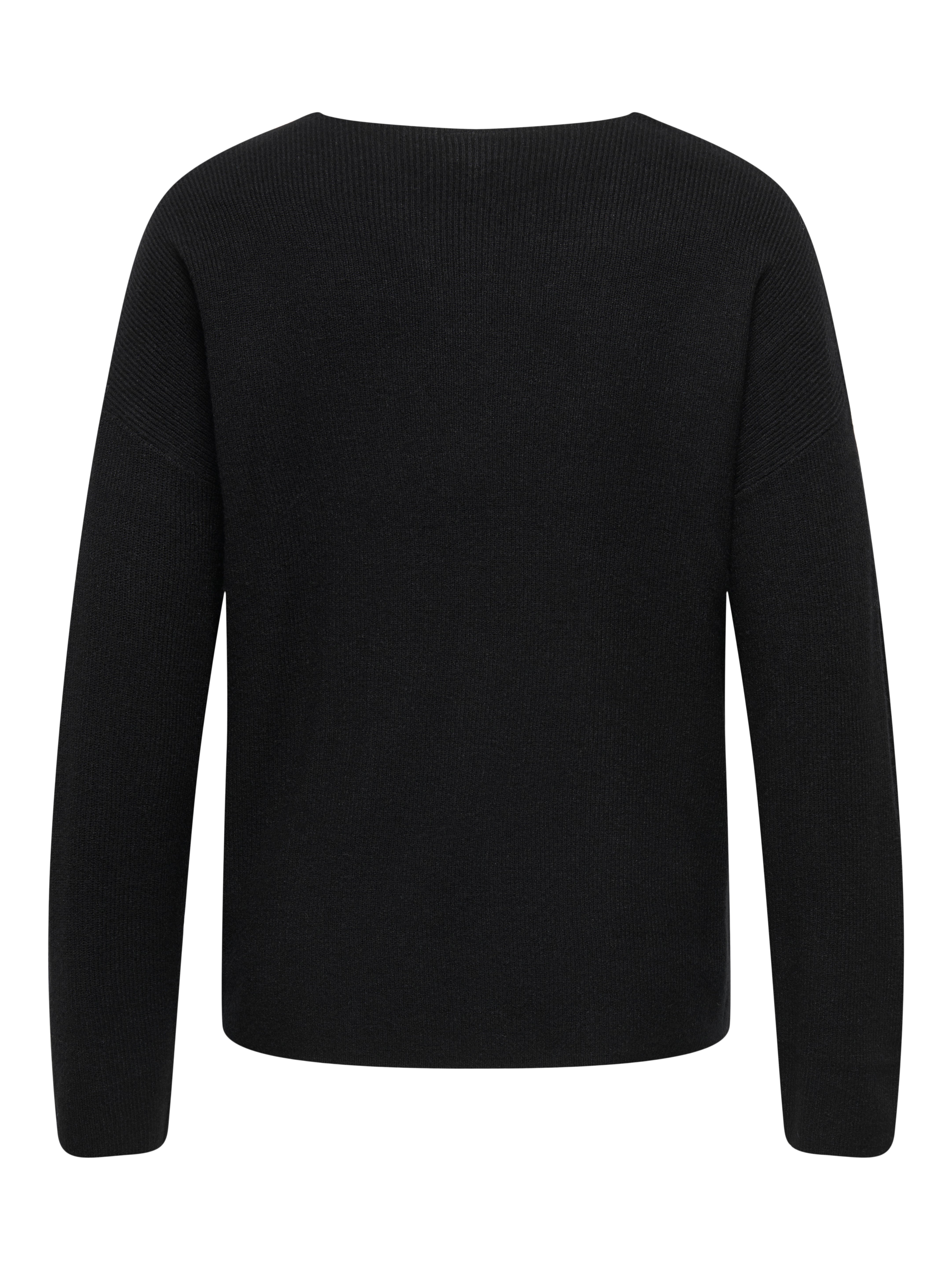 CARIBI Knitted pullover Black