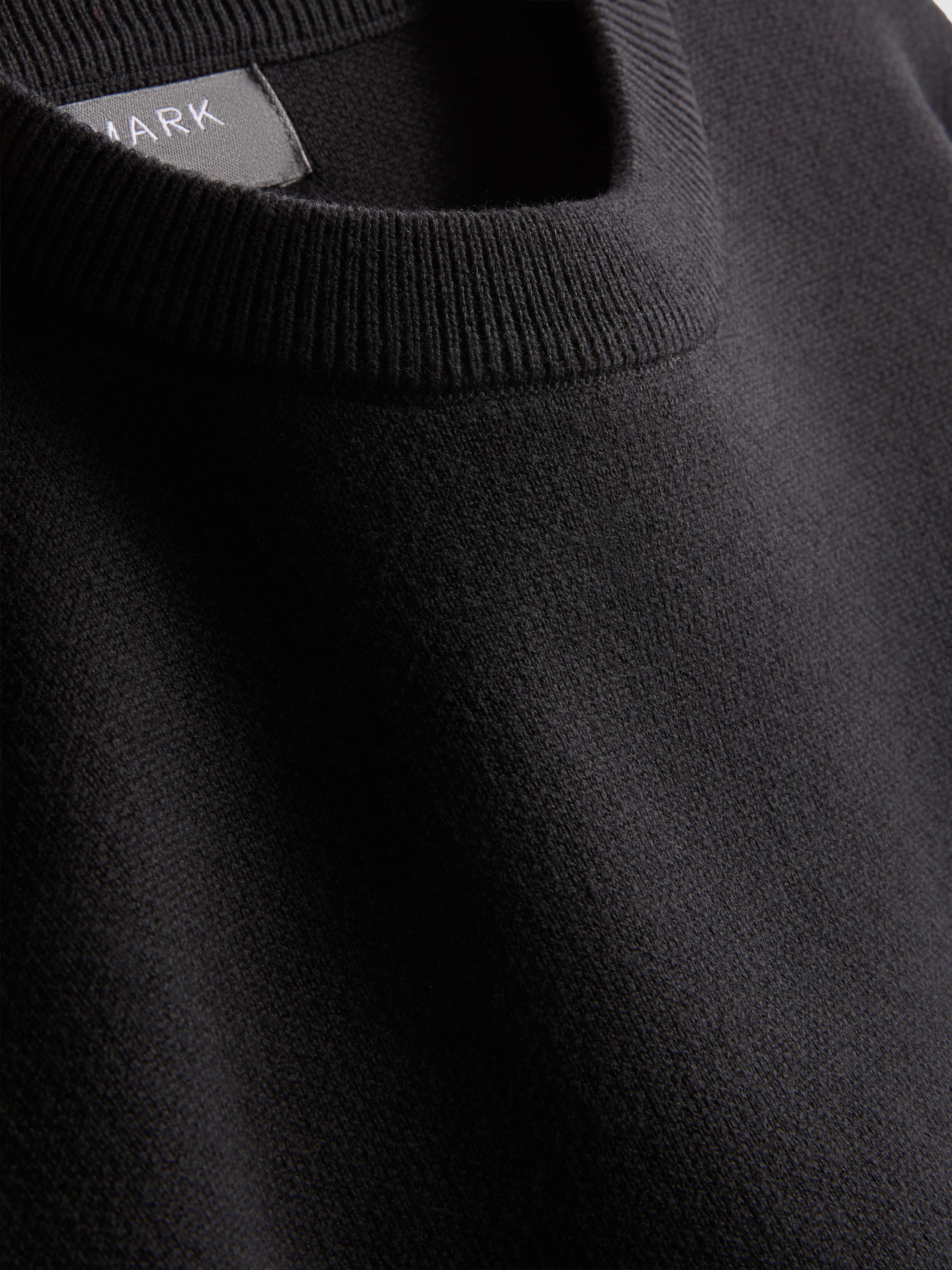 Crew Neck Sweater - Black