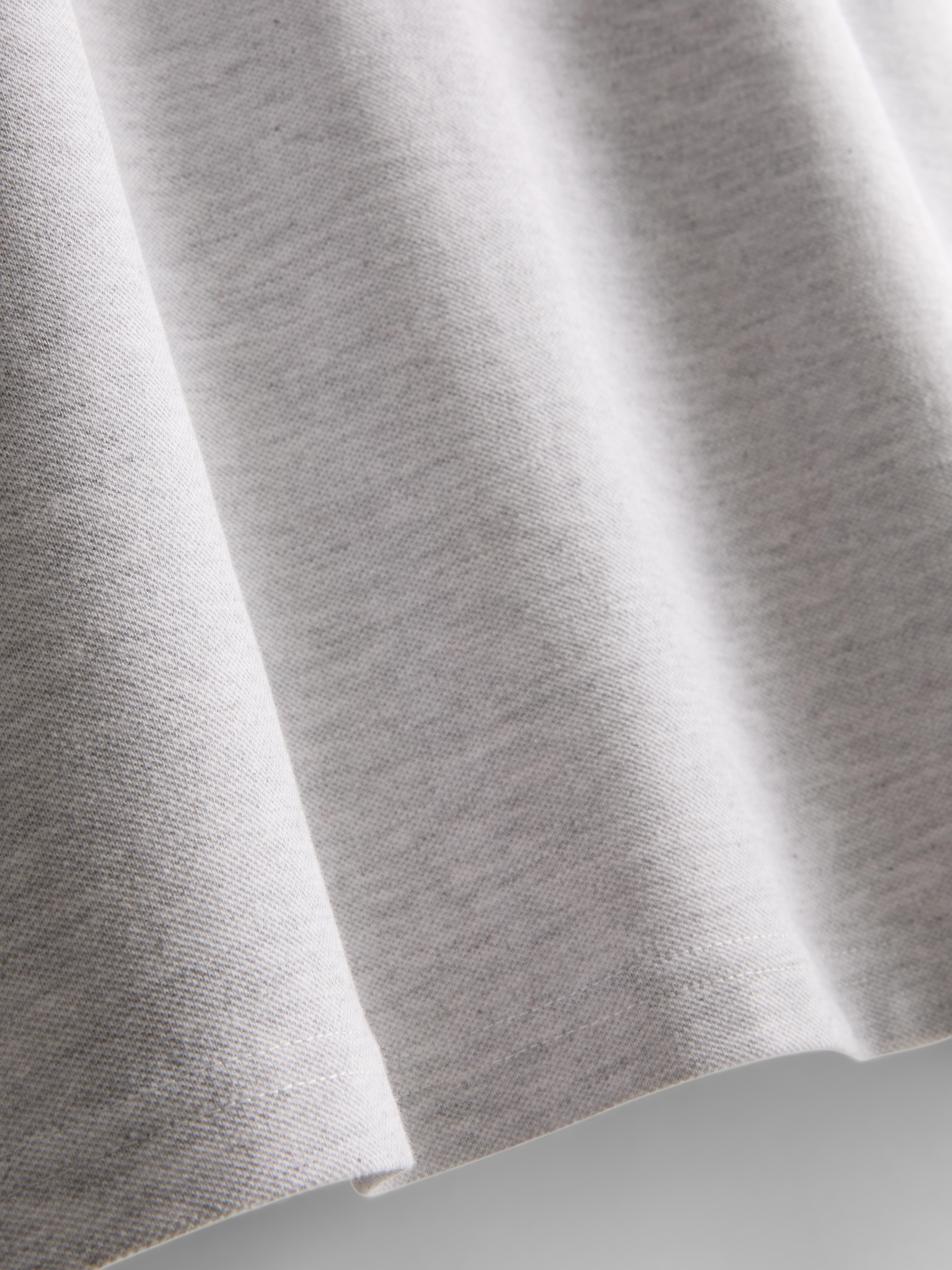 Marl Polo Shirt - Light Gray