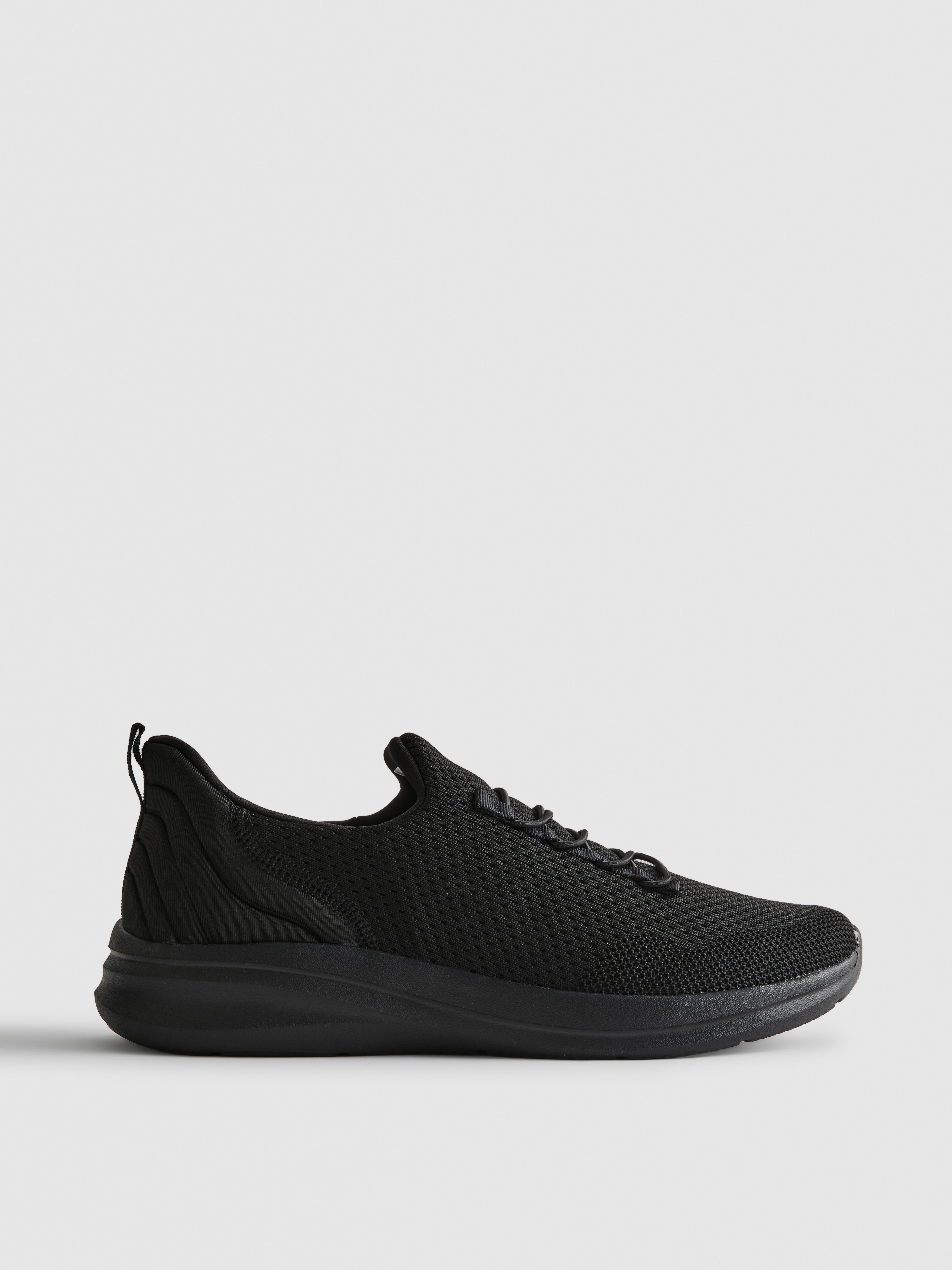 Slip-On Low-Top Sneakers - Black