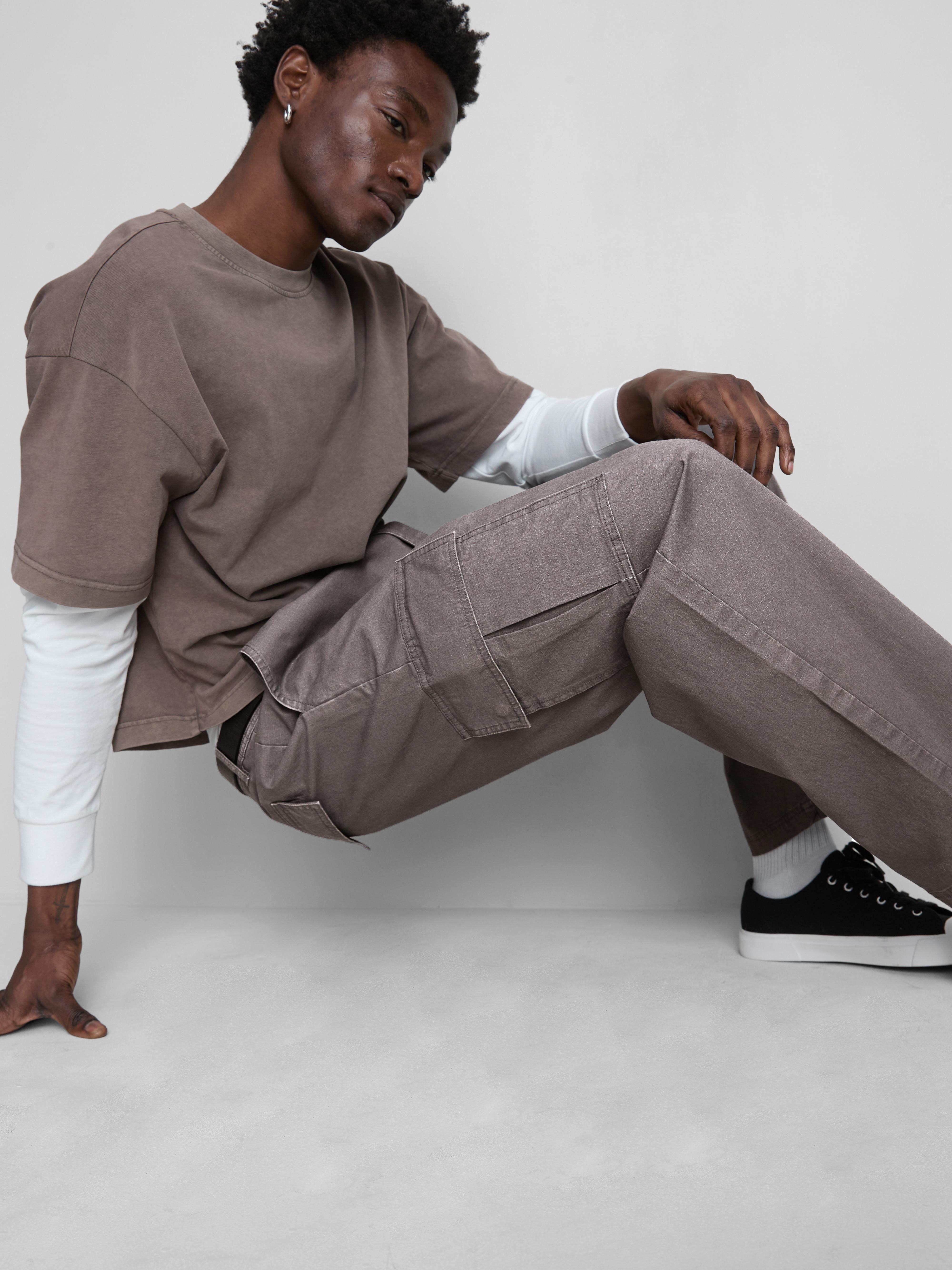 Utility Cargo Pants - Gray