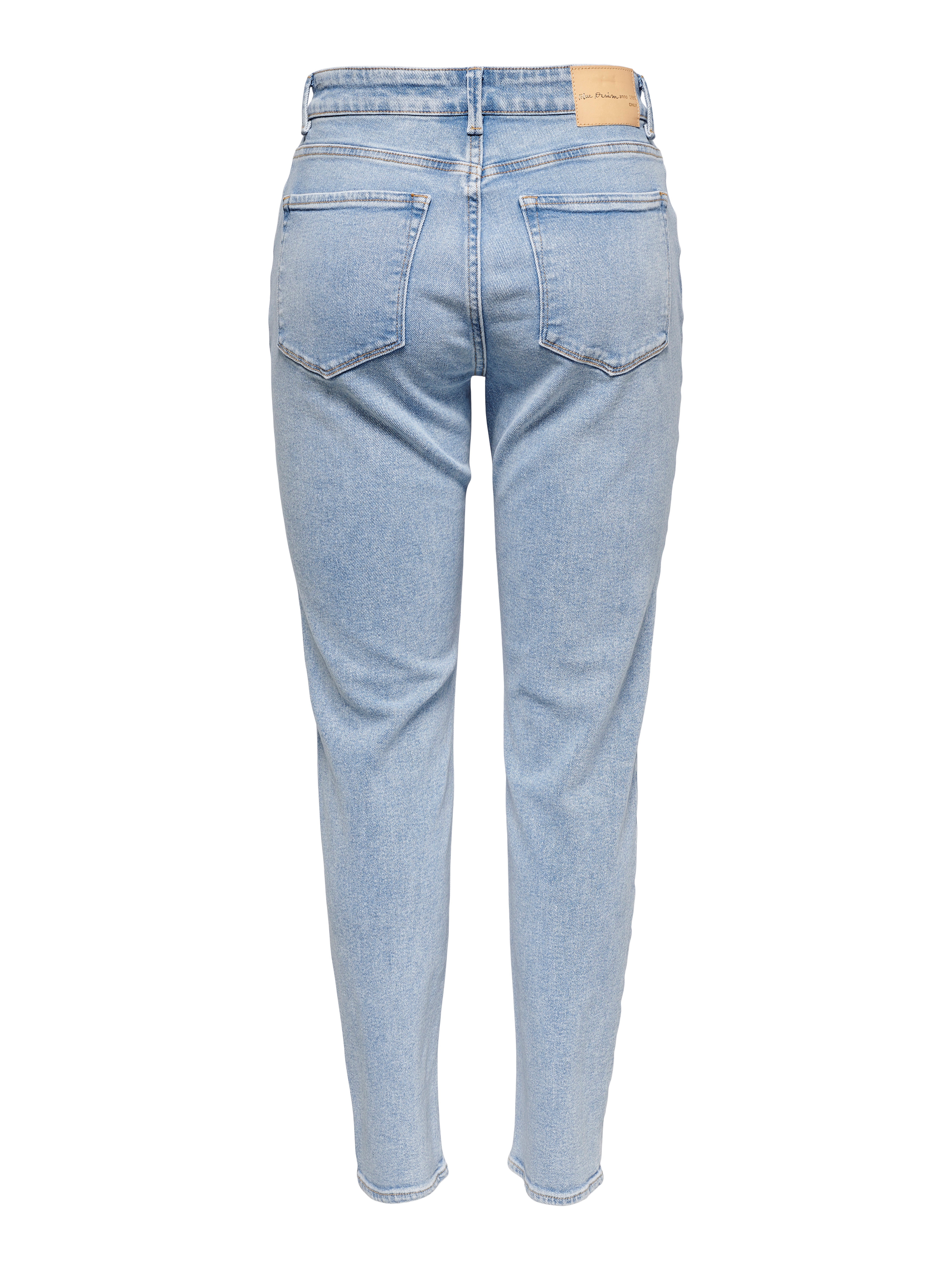 ONLEMILY Ankel High waist Straight Fit Jeans Light Blue Denim