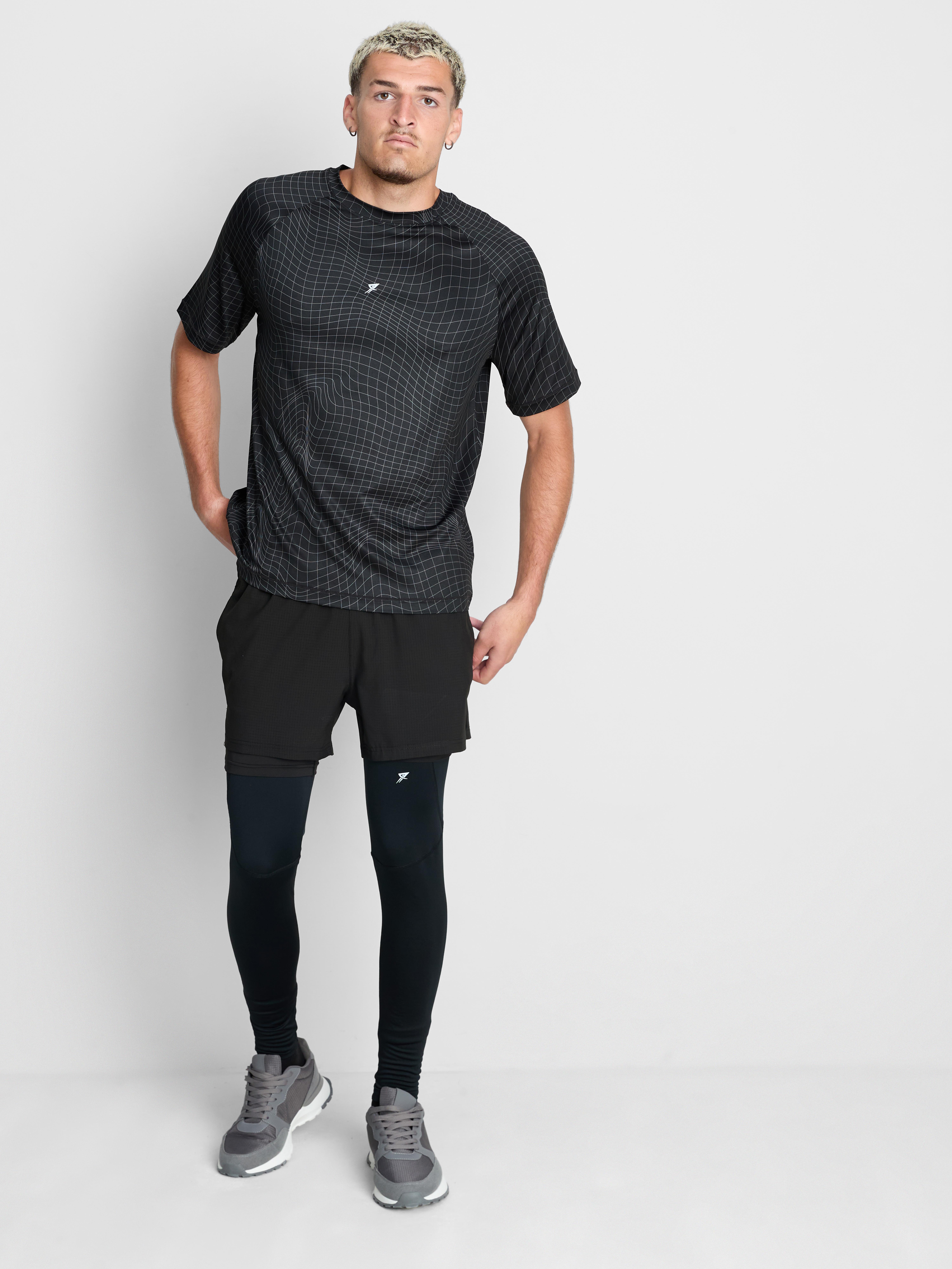 Primark Form | Printed Performance Tee - Black