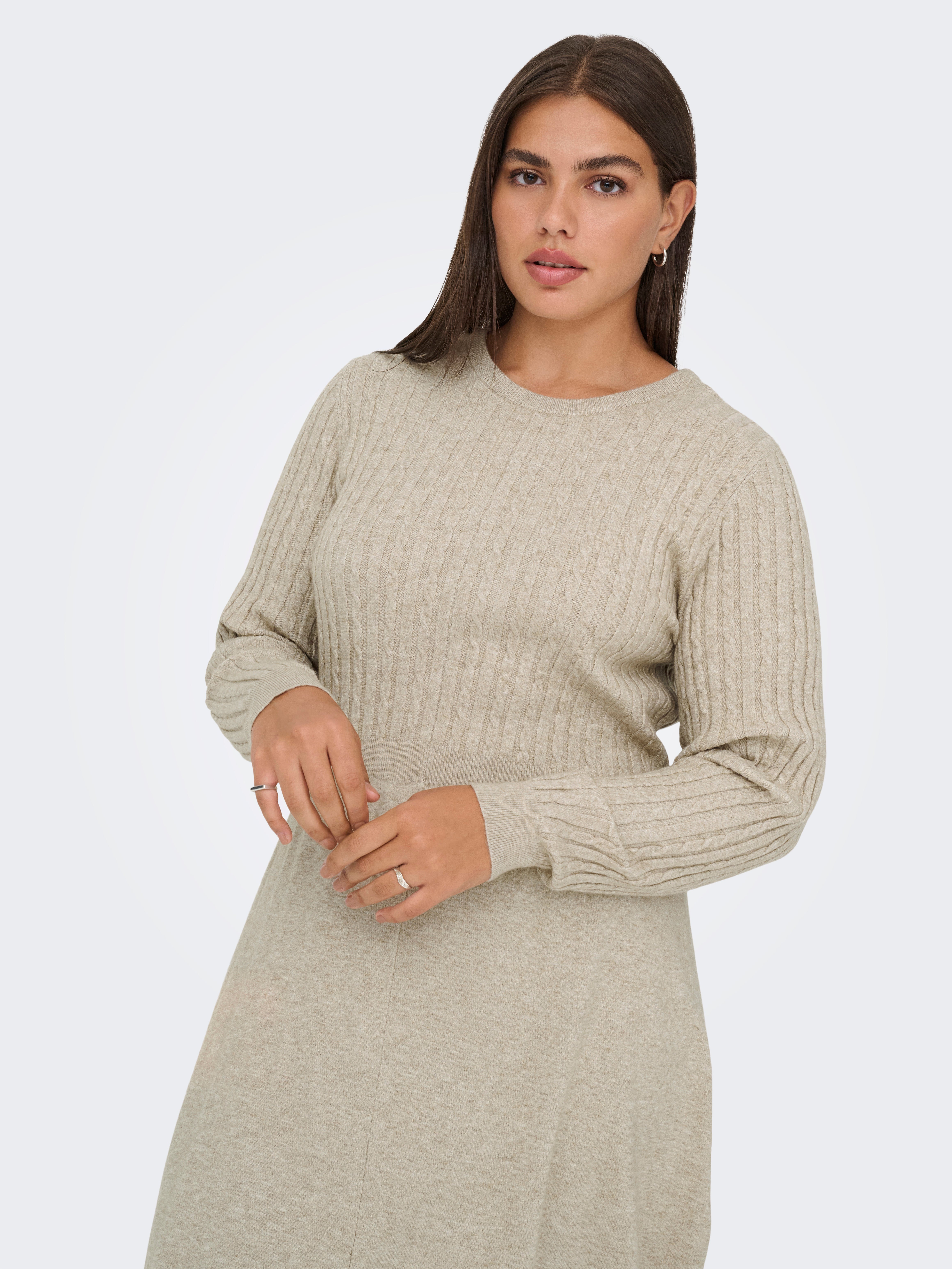 CARFIA Midi dress Weathered Teak