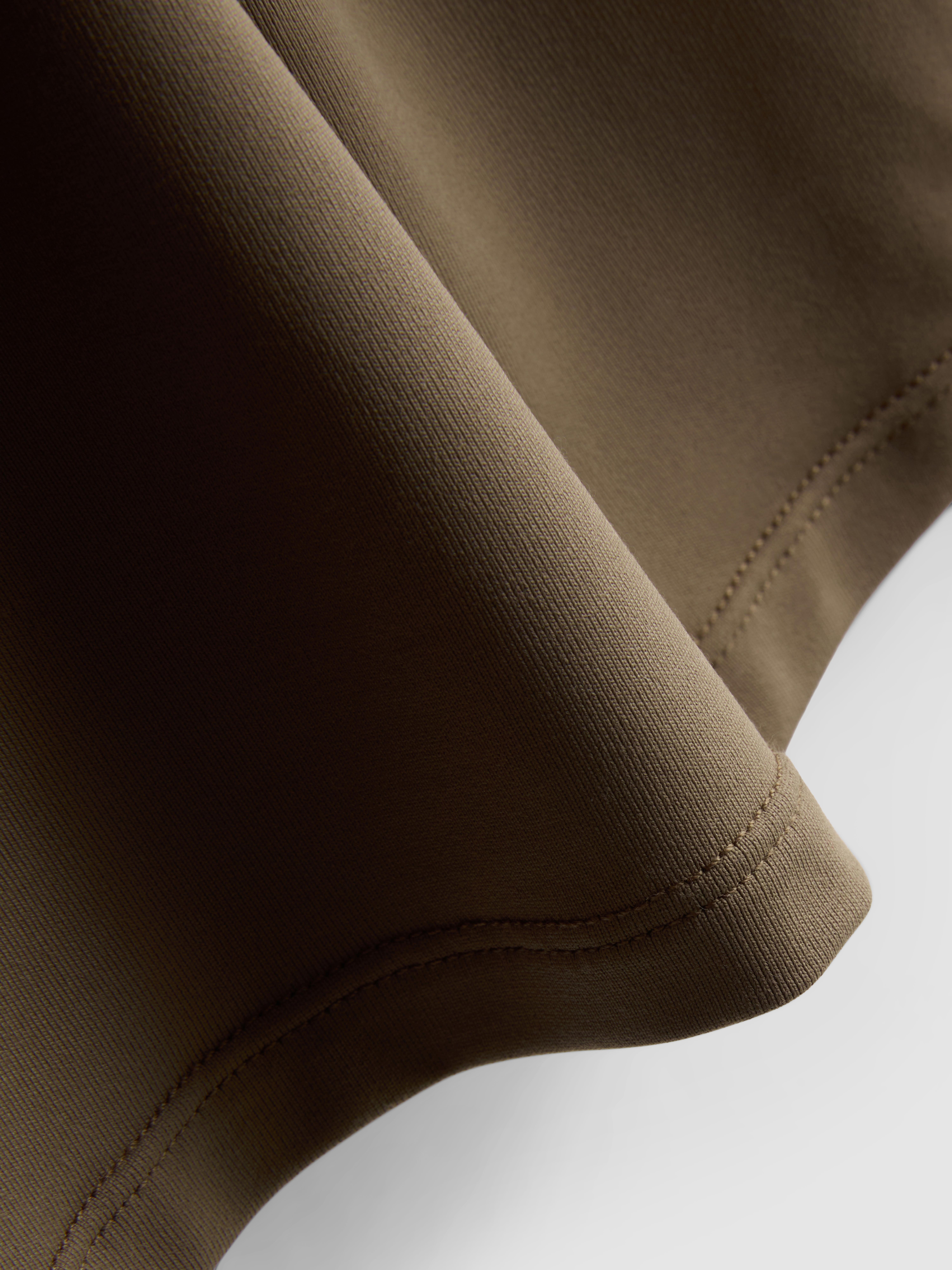 Second Skin High-Neck Long-Sleeve Top - Light Brown