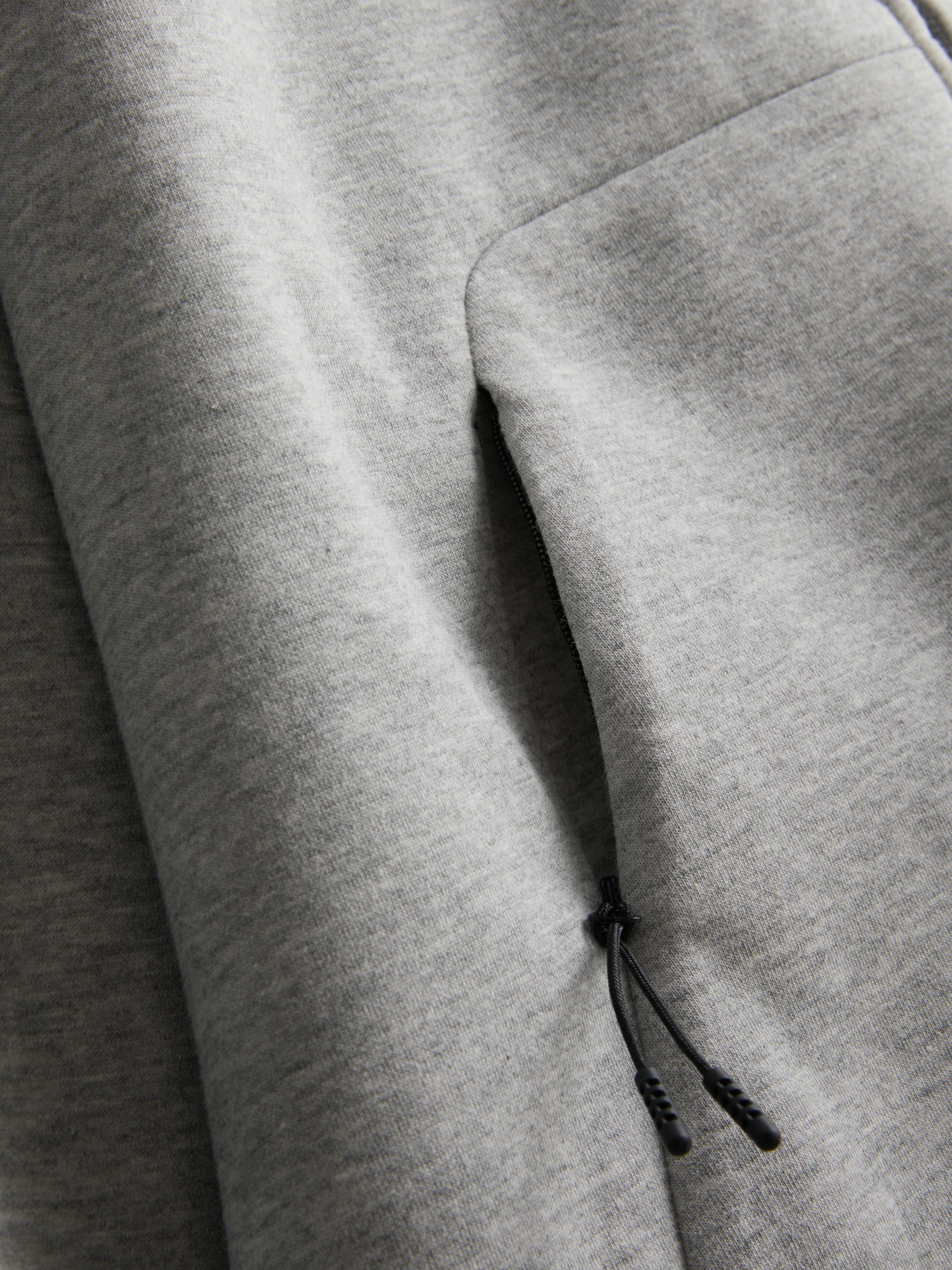 Zip-Up Gym Hoodie - Gray Heather