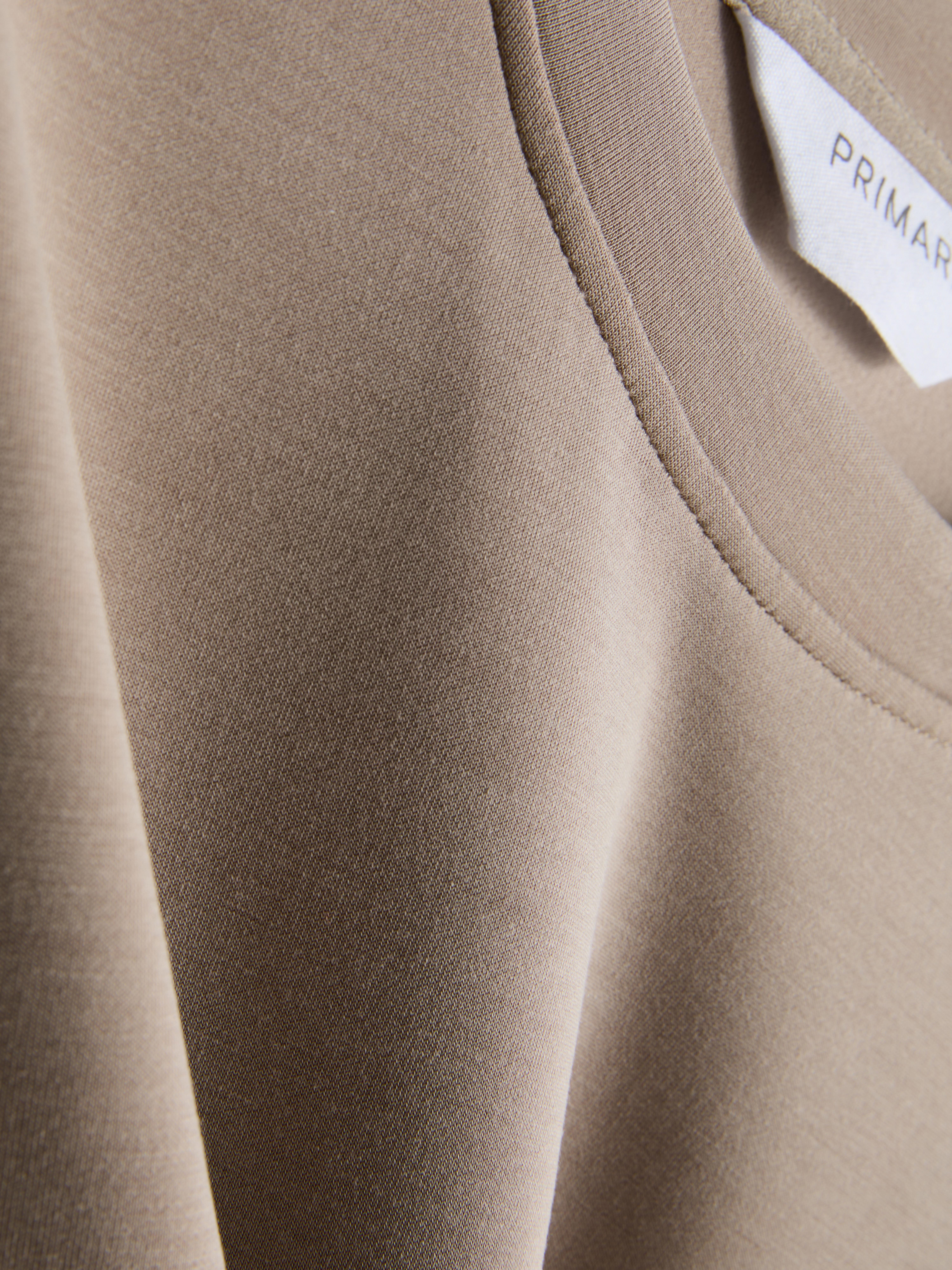 Modal-Blend Crewneck Sweatshirt - Taupe