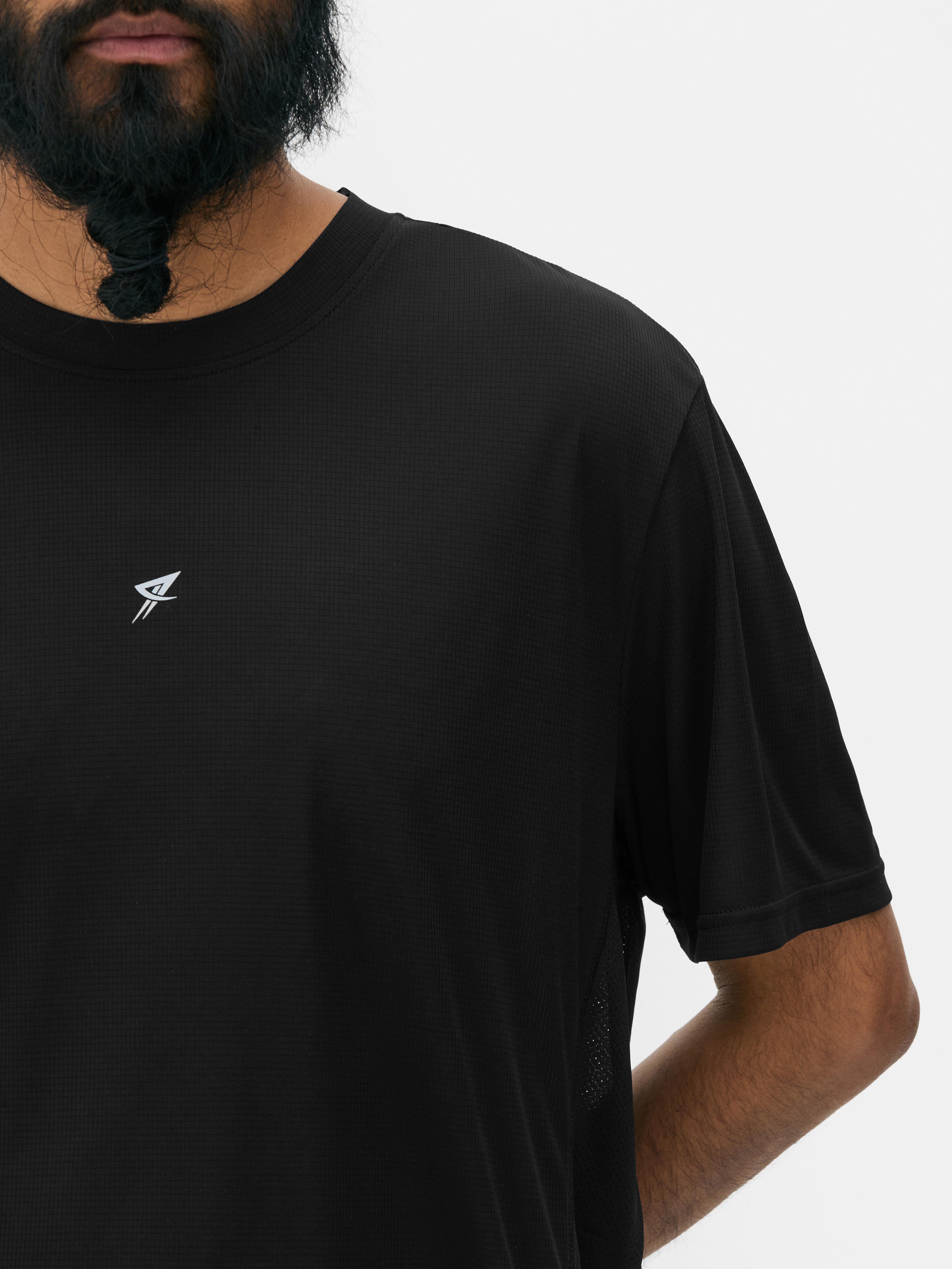 Short Sleeve Gym T-Shirt - Black