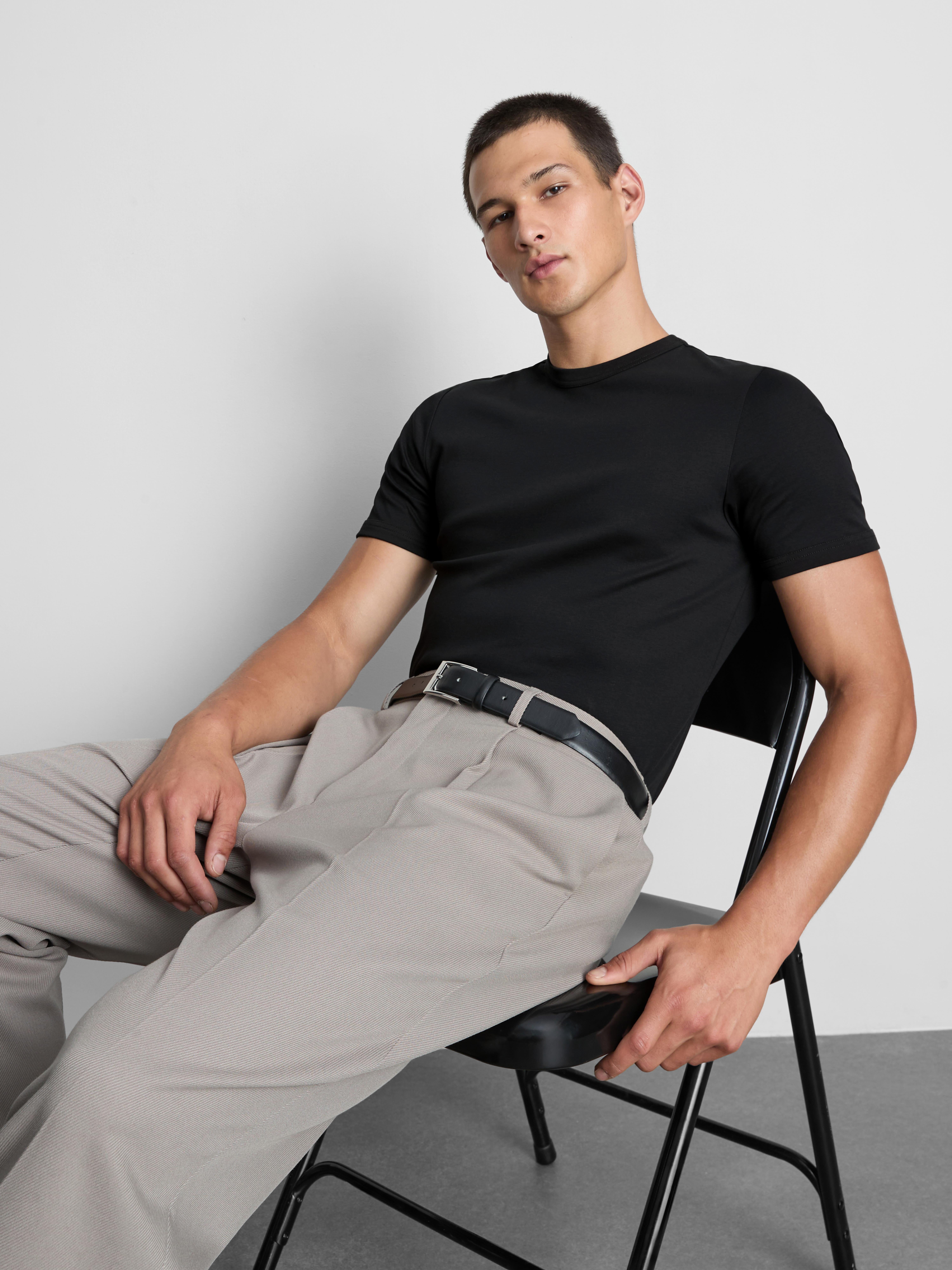 The Edit Slim Fit T-Shirt - Black