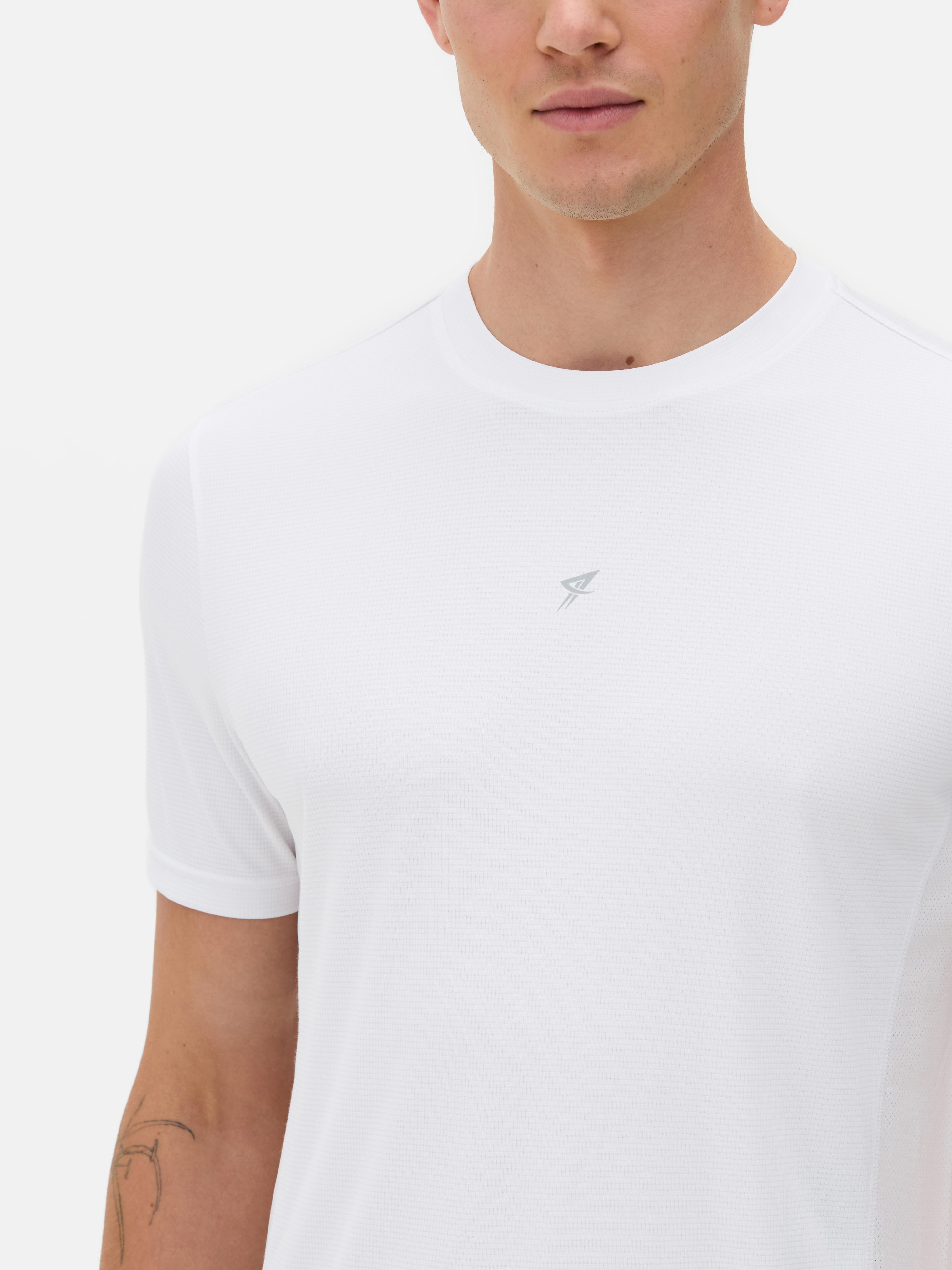 Short Sleeve Gym T-Shirt - White