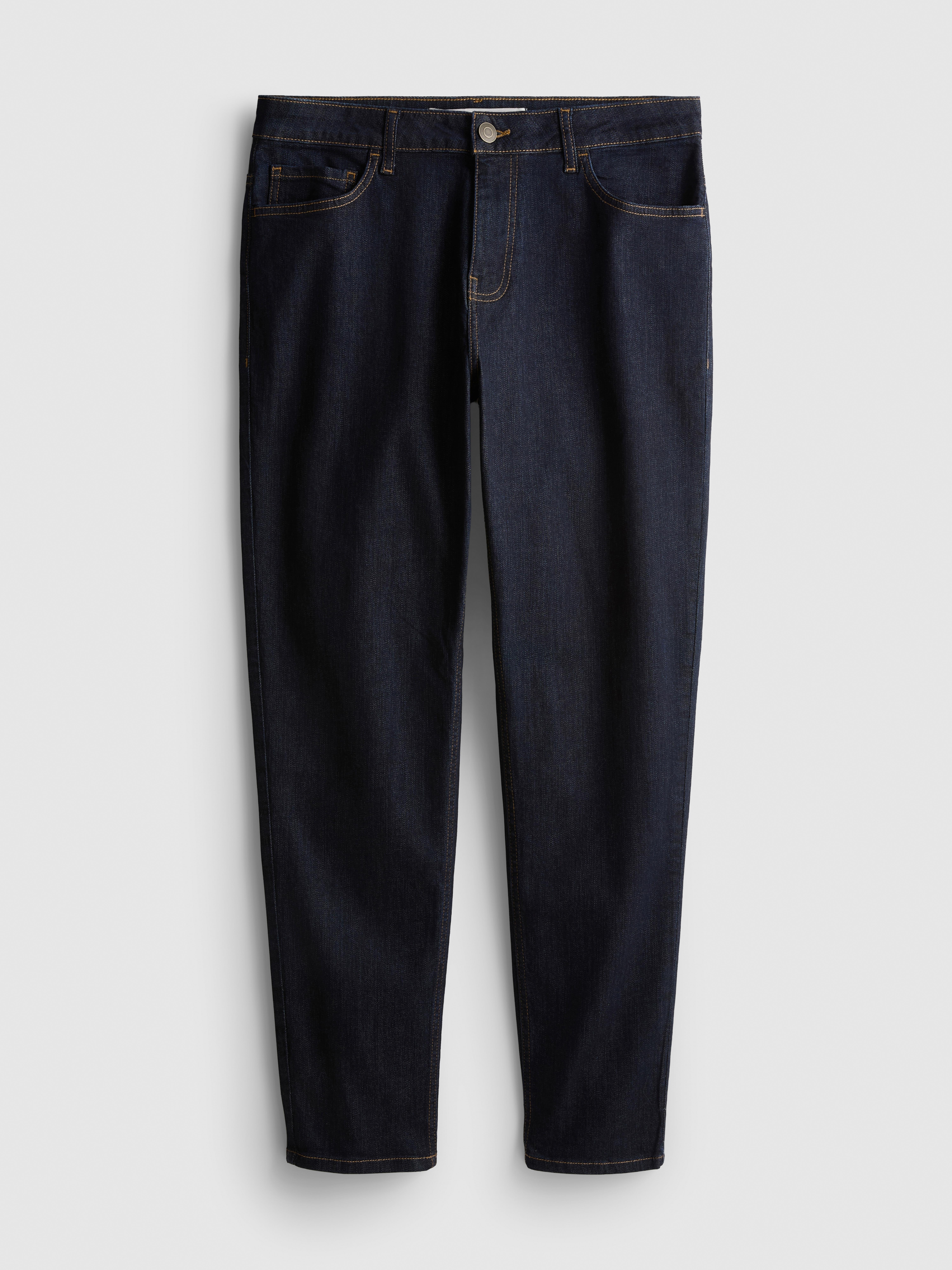 Mid-Rise Slim Fit Jeans - Indigo