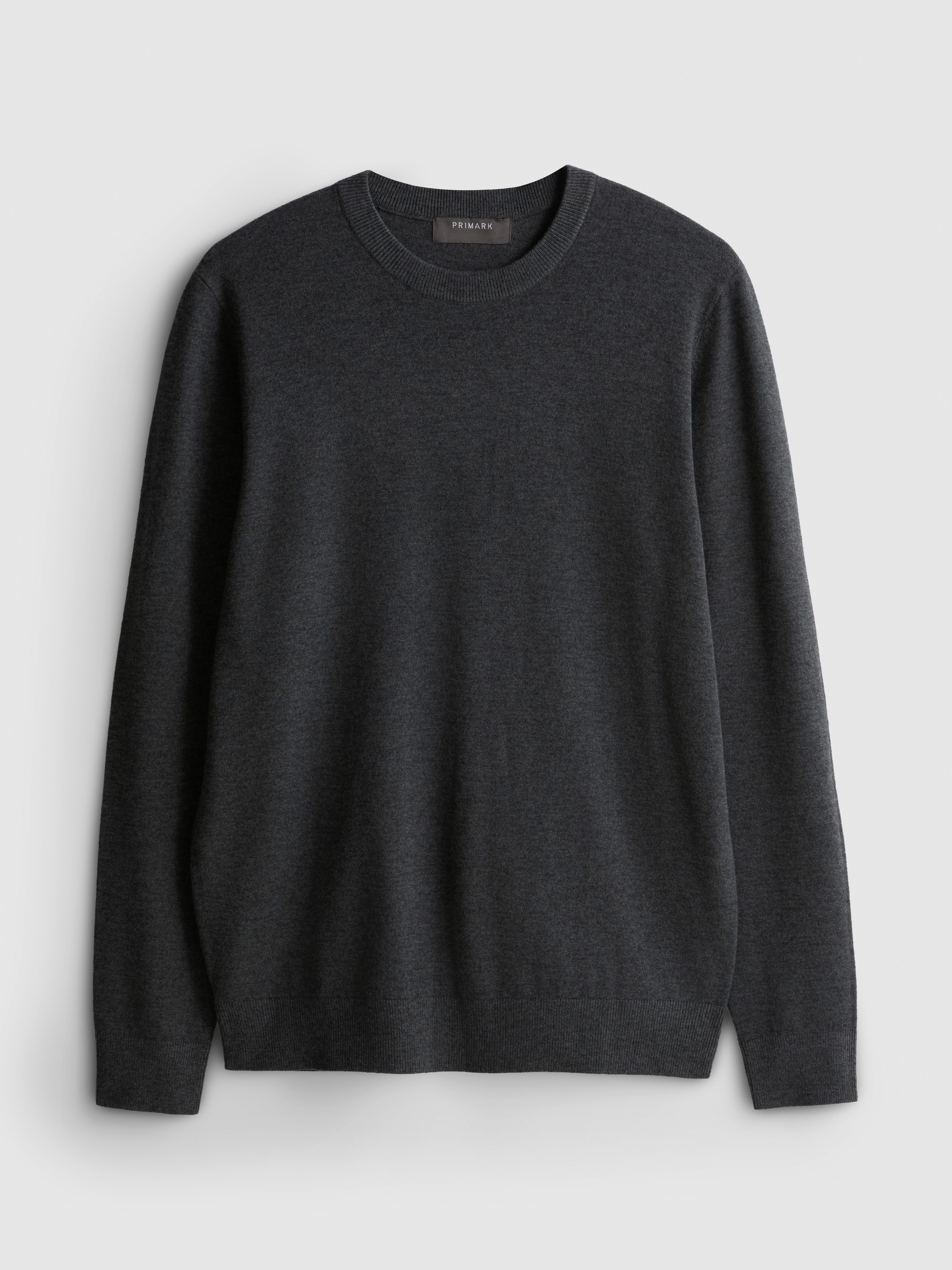 Crew Neck Sweater - Charcoal
