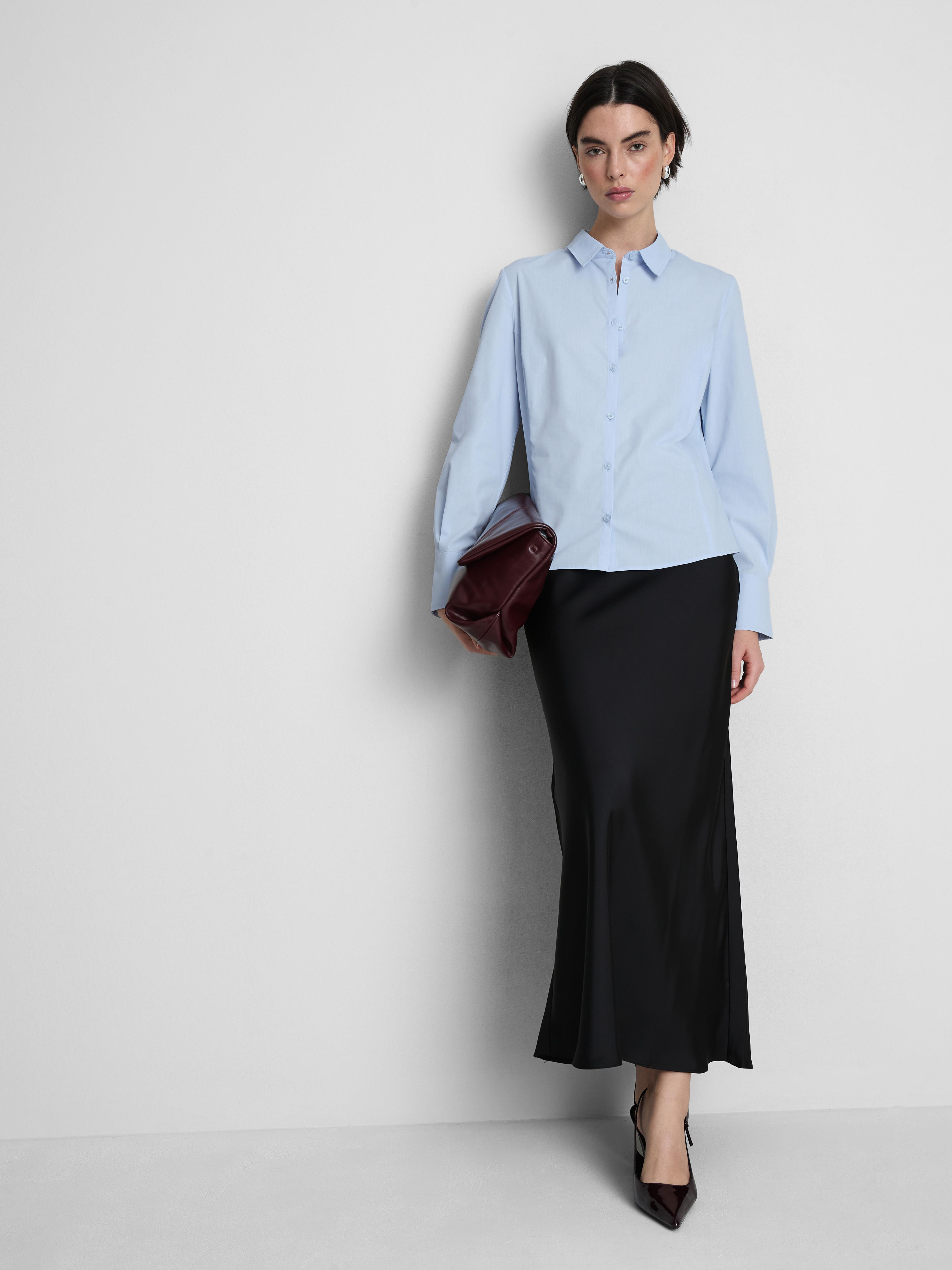 Long Sleeve Workwear Shirt - Blue