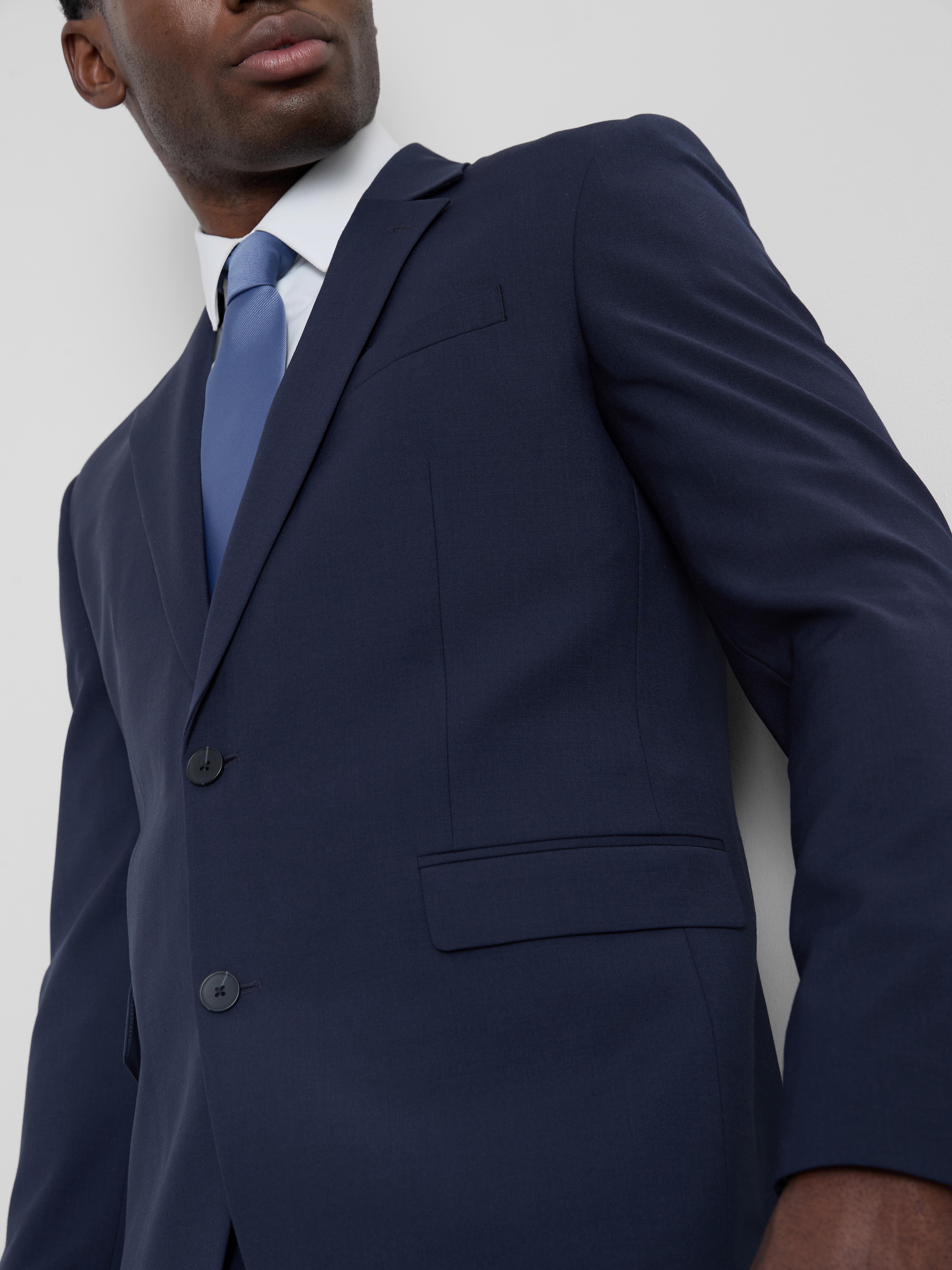 Regular Fit Suit Jacket - Navy