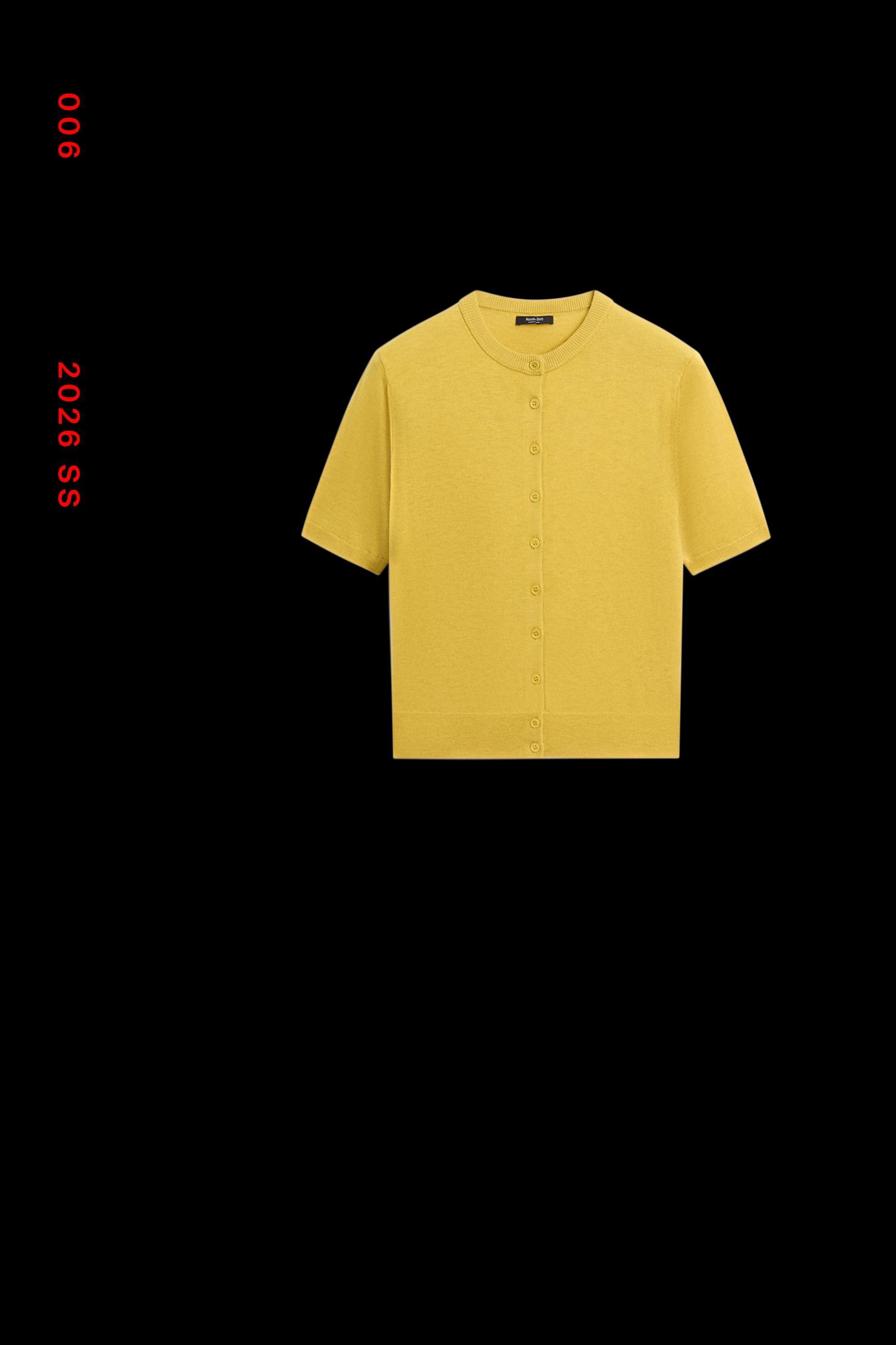 Short sleeve cardigan - LIME