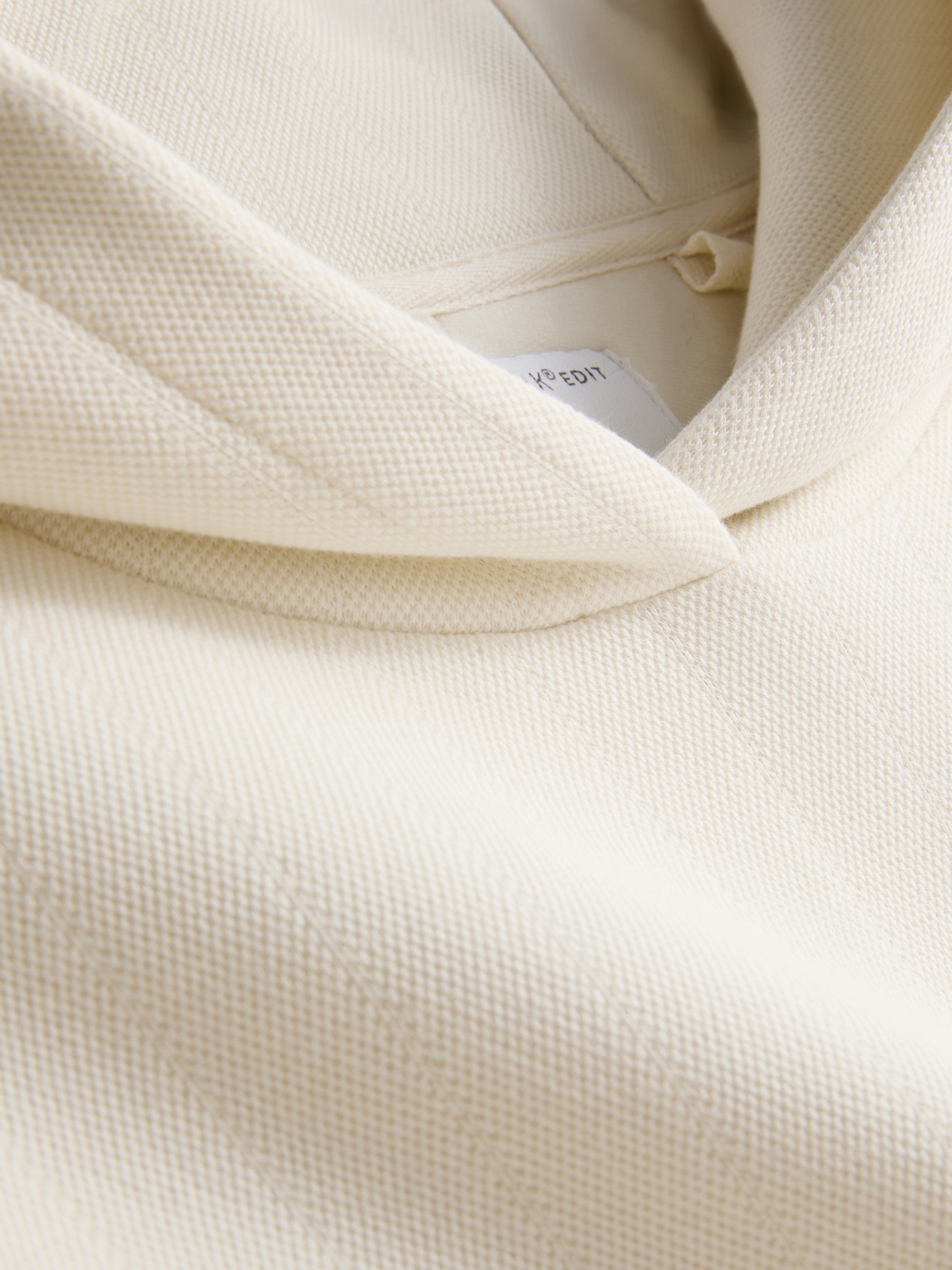 The Edit Textured Hoodie - Ivory