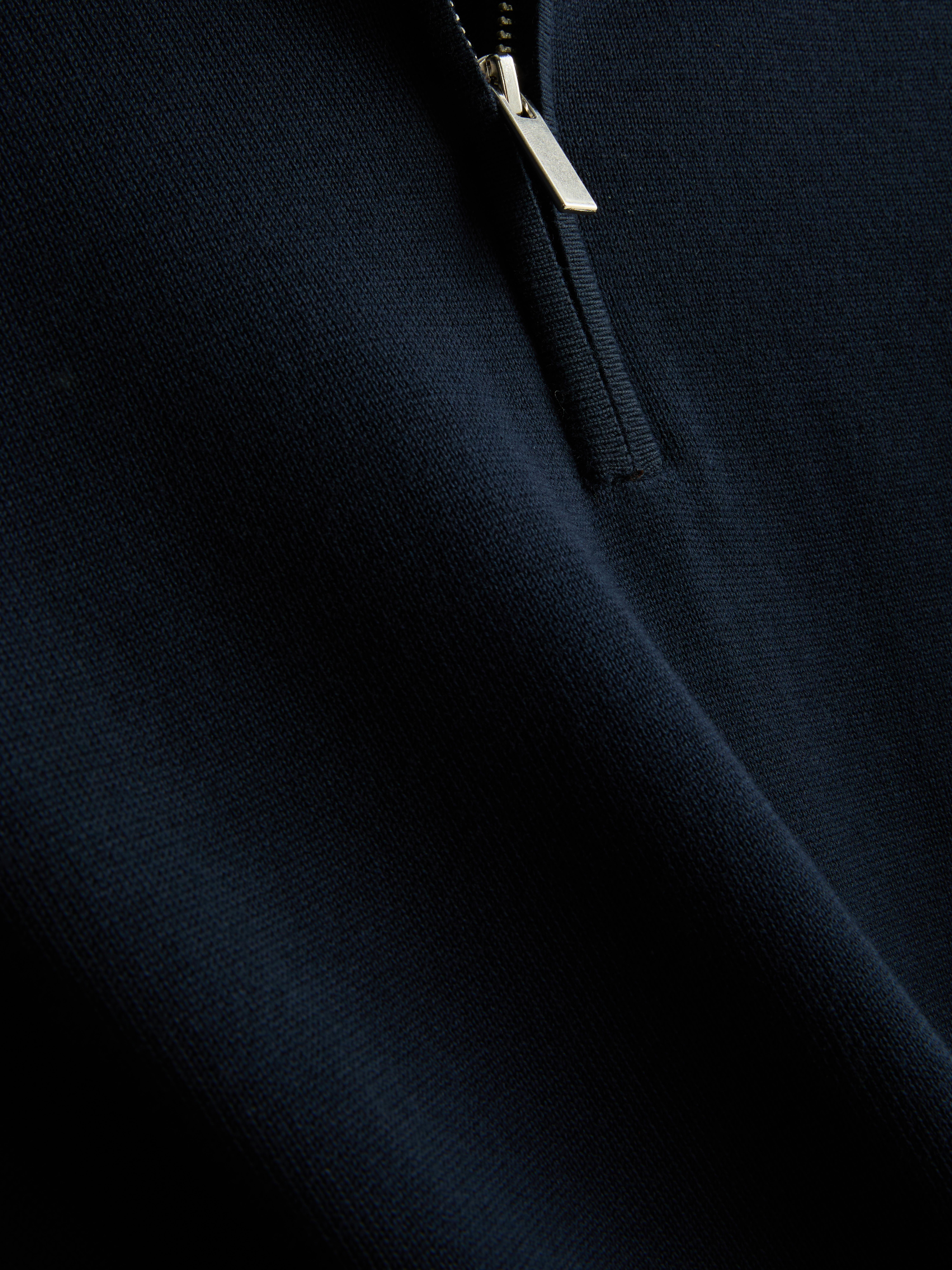 Quarter-Zip Sweater - Navy