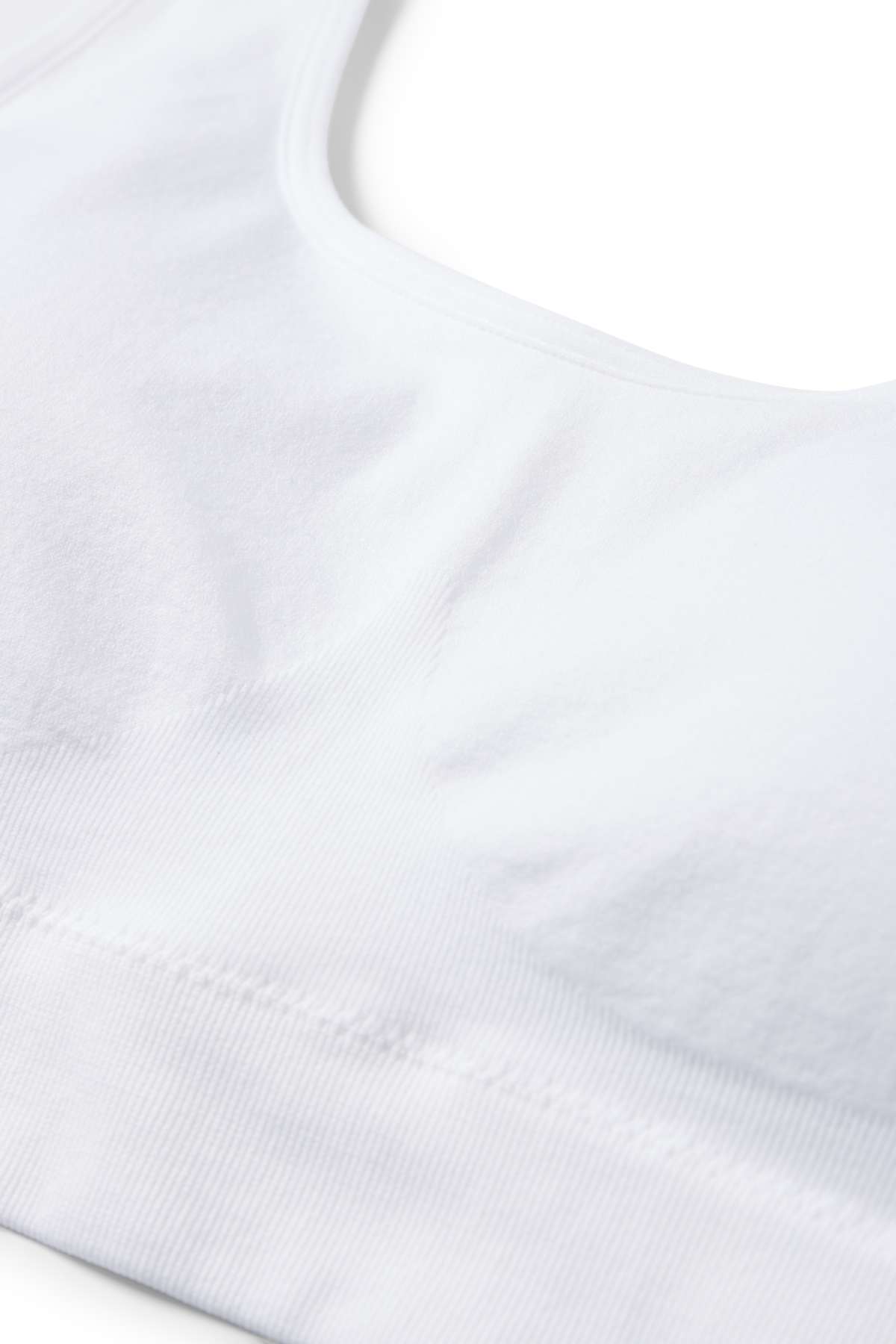 Bralette - padded - seamless - white
