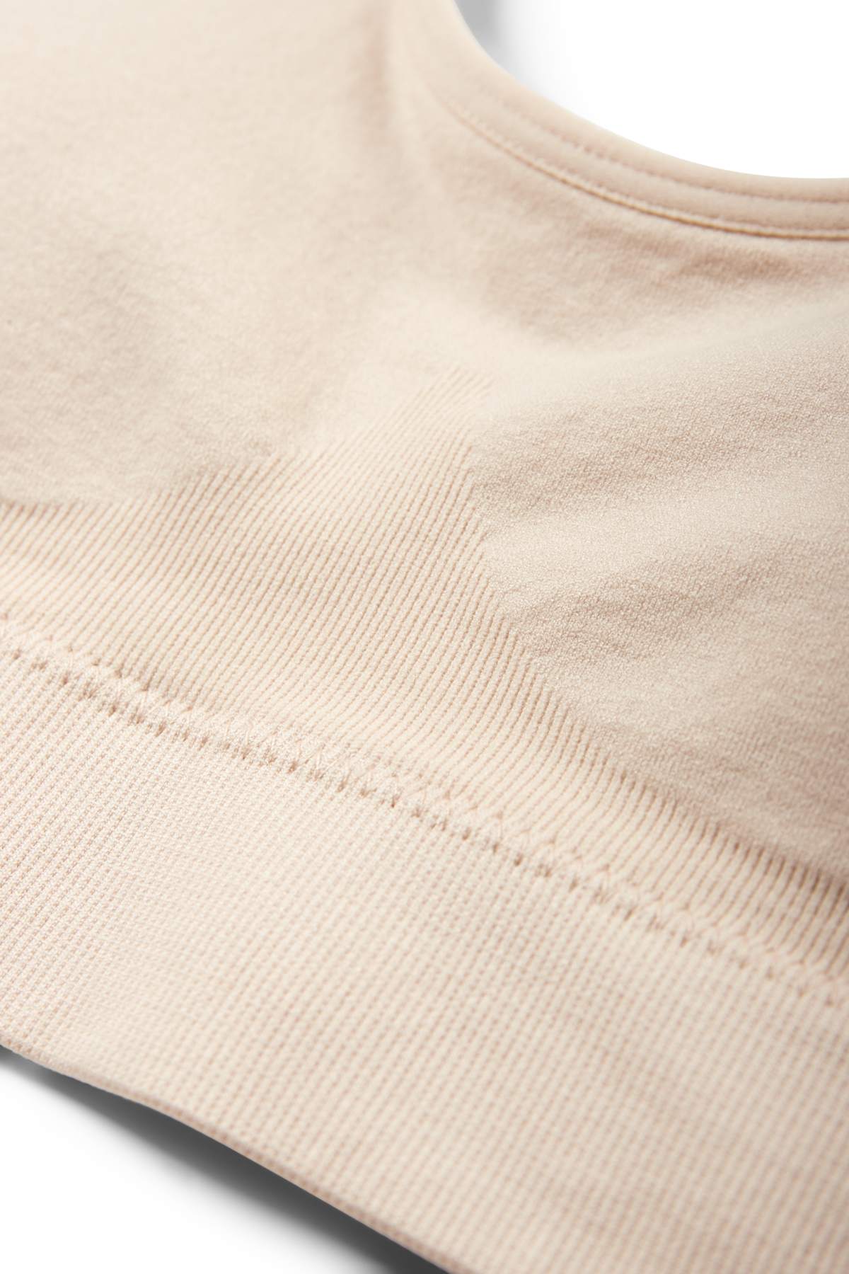 Bralette - padded - seamless - light beige