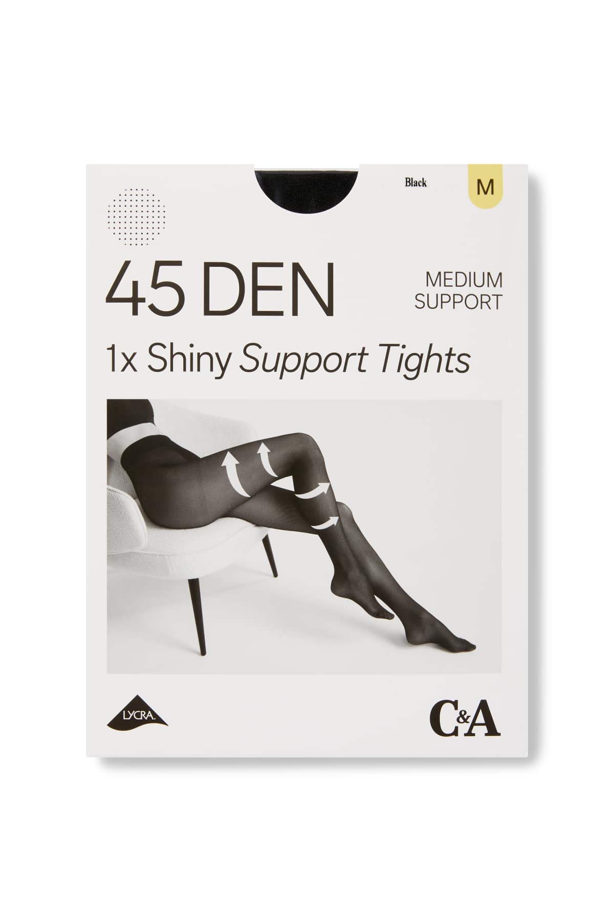 Tights - LYCRA® - 45 denier - black
