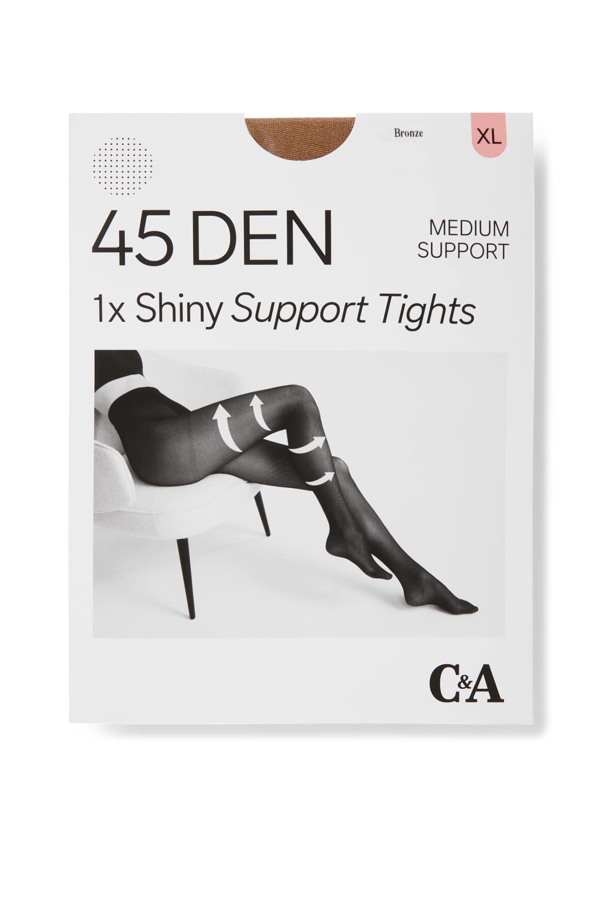 Tights - LYCRA® - 45 denier - bronze