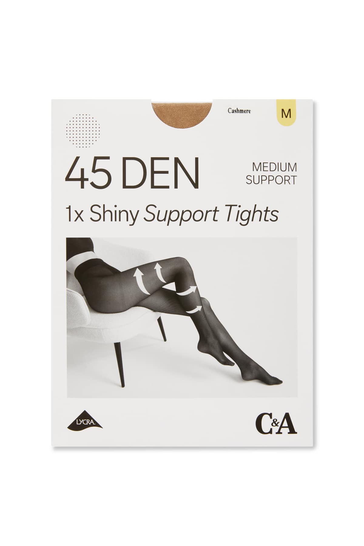 Tights - LYCRA® - 45 denier - beige