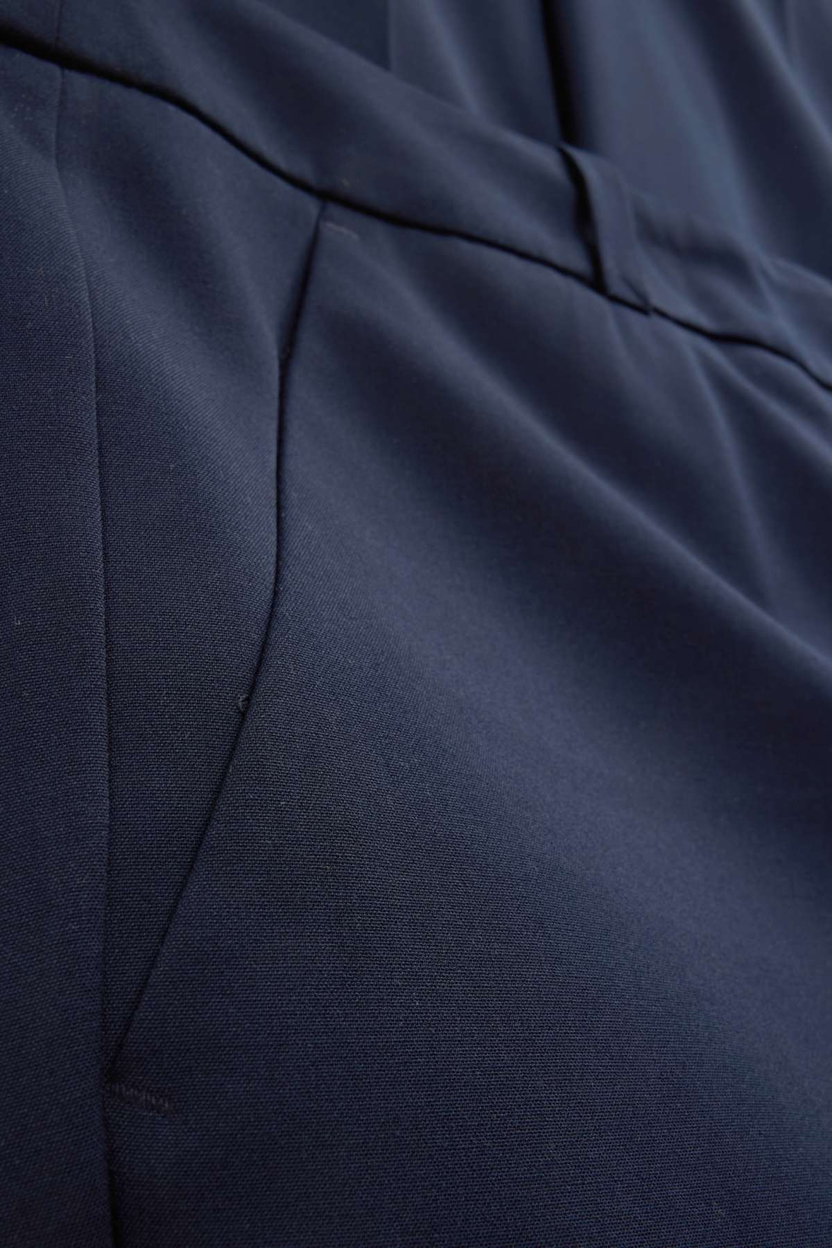 Business trousers - mid-rise waist - straight fit - Mix & match - black