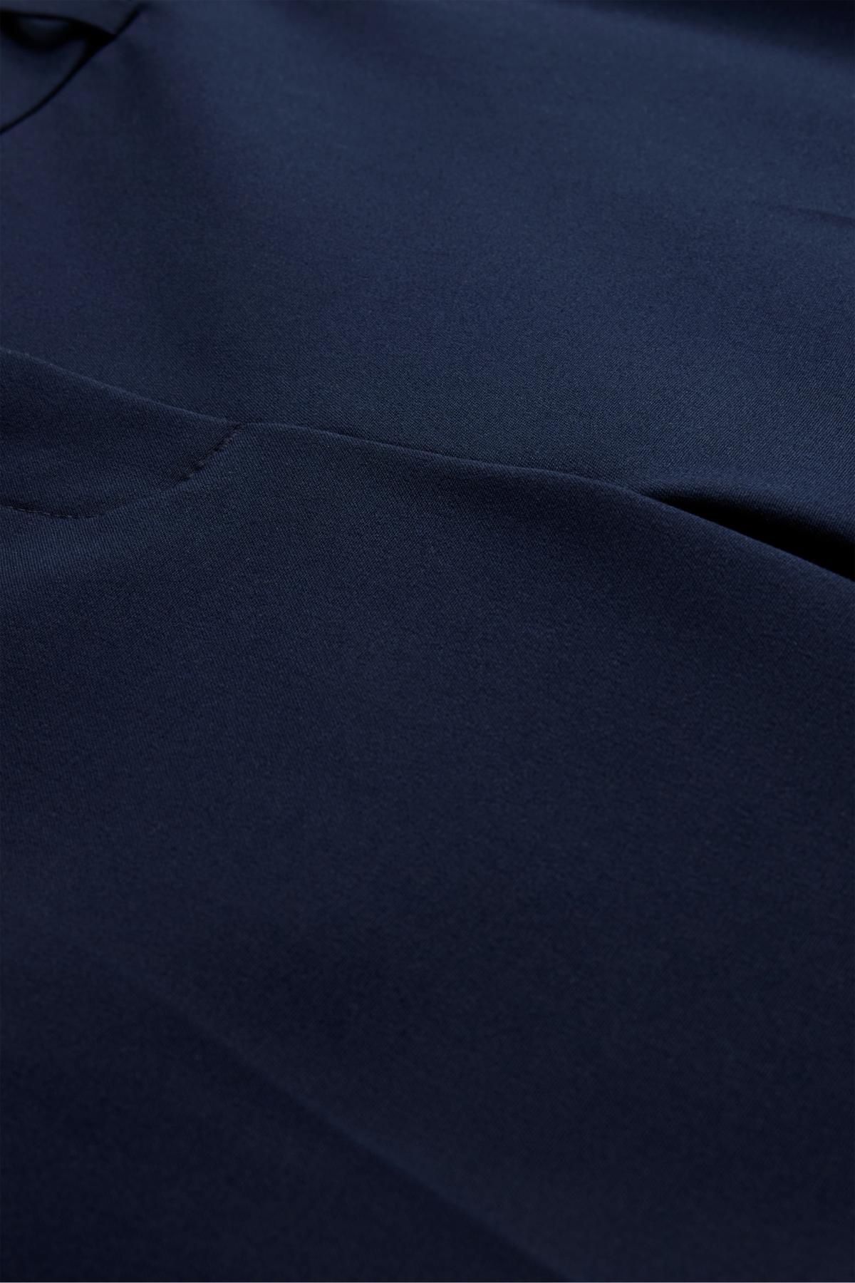 Business trousers - mid-rise waist - straight fit - Mix & match - dark blue