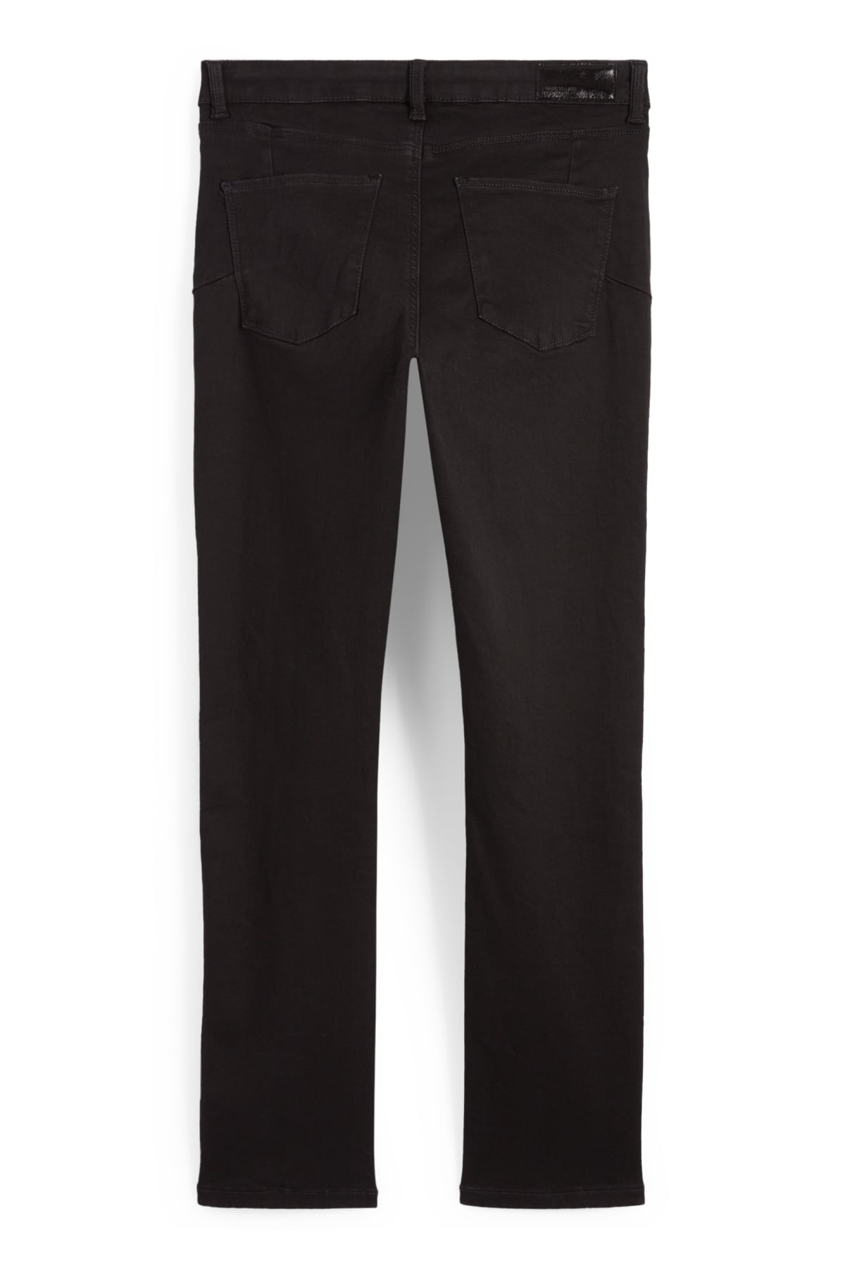 Slim jeans - mid-rise waist - shaping jeans - LYCRA® - black