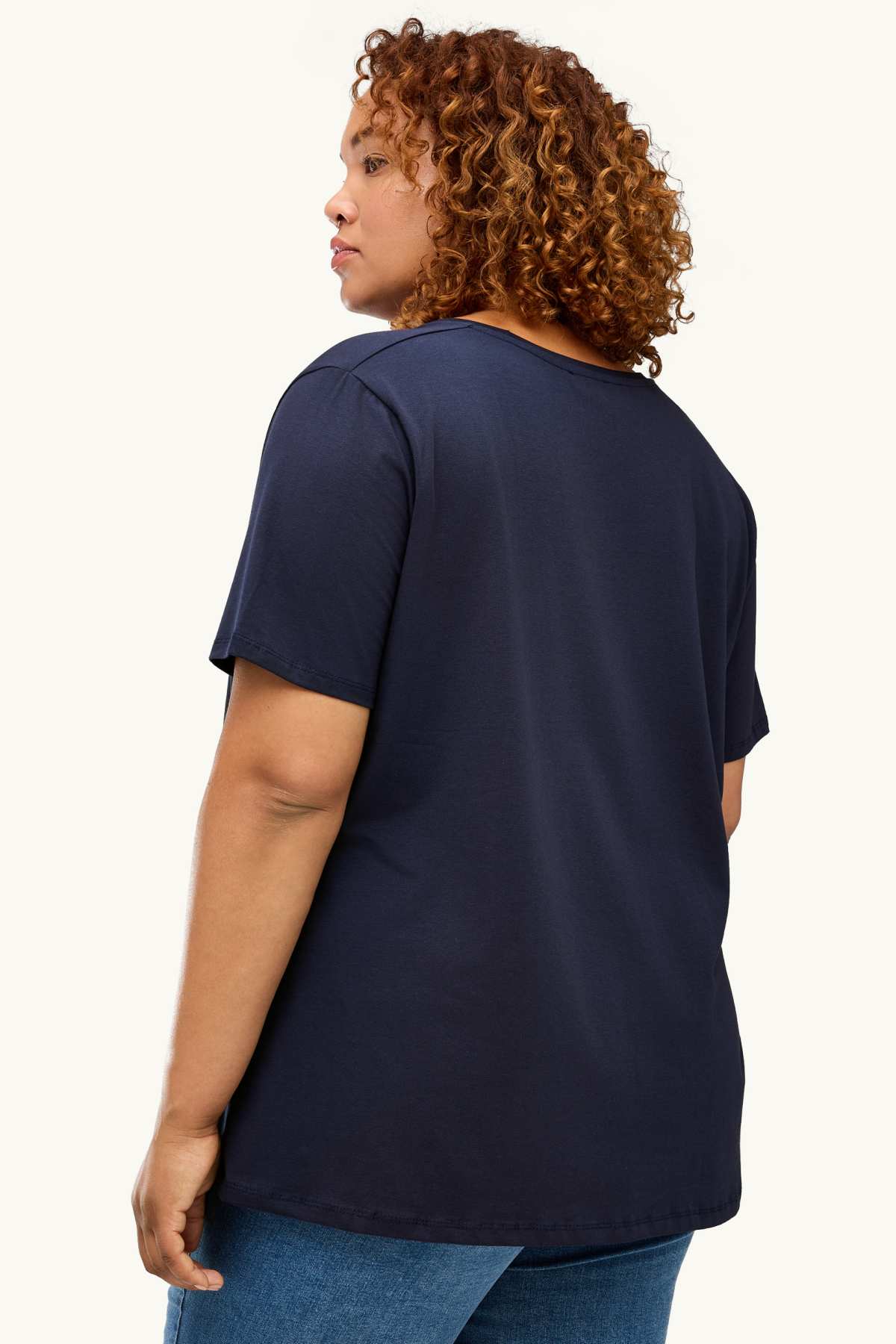 Multipack of 2 - V-neck T-shirt - LYCRA® - dark blue