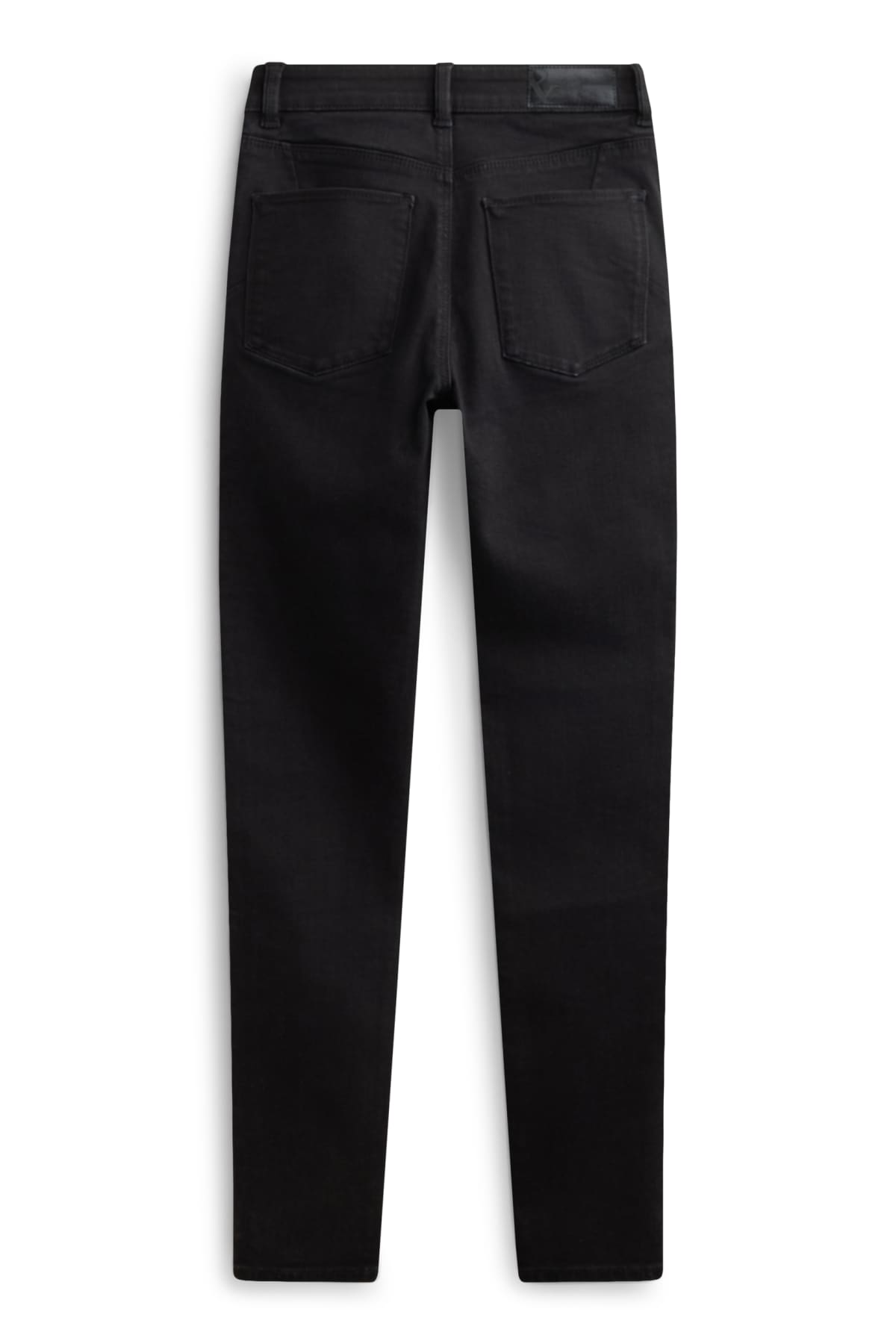 Skinny jeans - mid-rise waist - shaping jeans - black