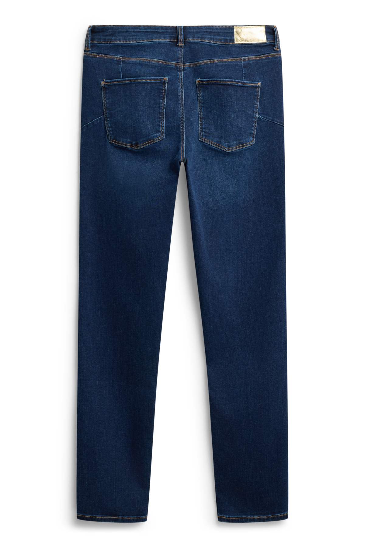 Slim jeans - mid-rise waist - shaping jeans - LYCRA® - denim-dark blue