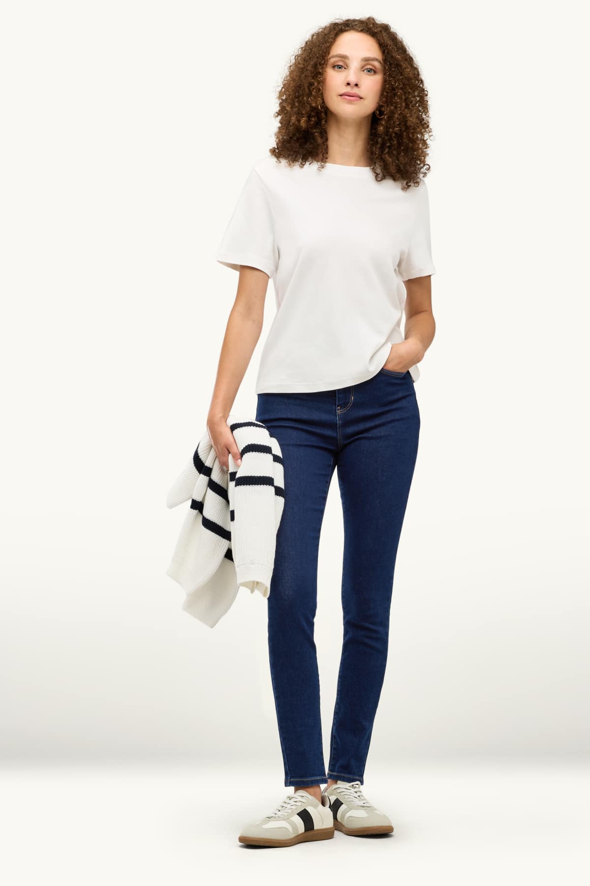 Jegging jeans - high waist - blue denim