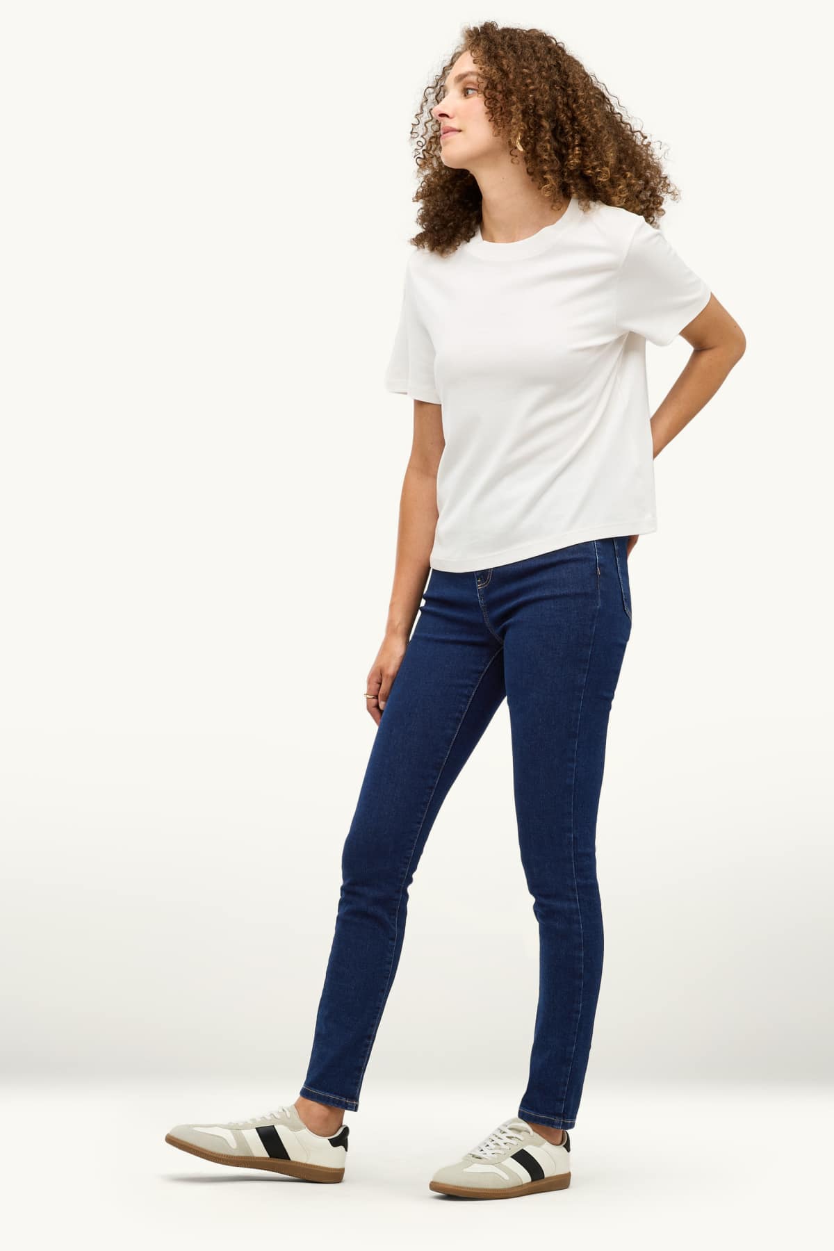 Jegging jeans - high waist - blue denim