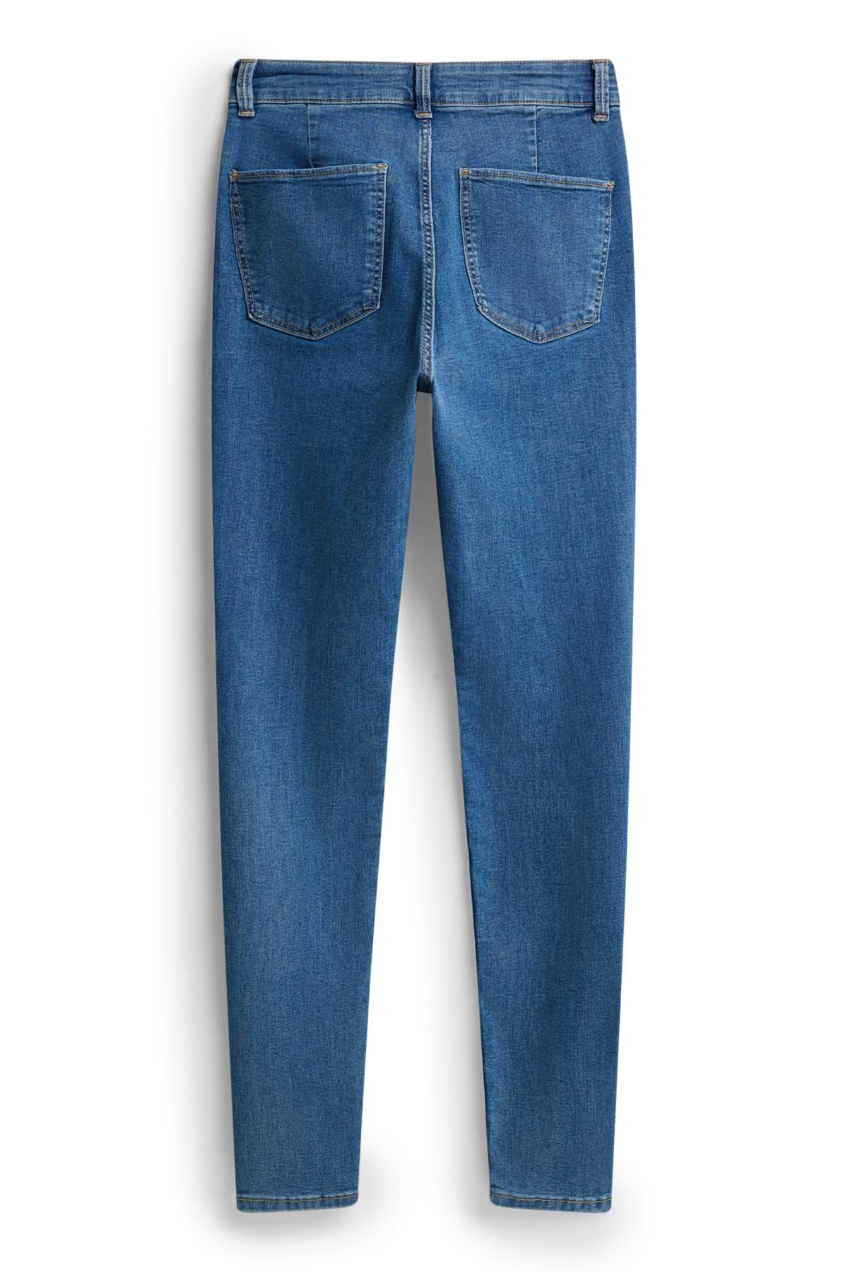 Skinny jeans - high waist - blue denim