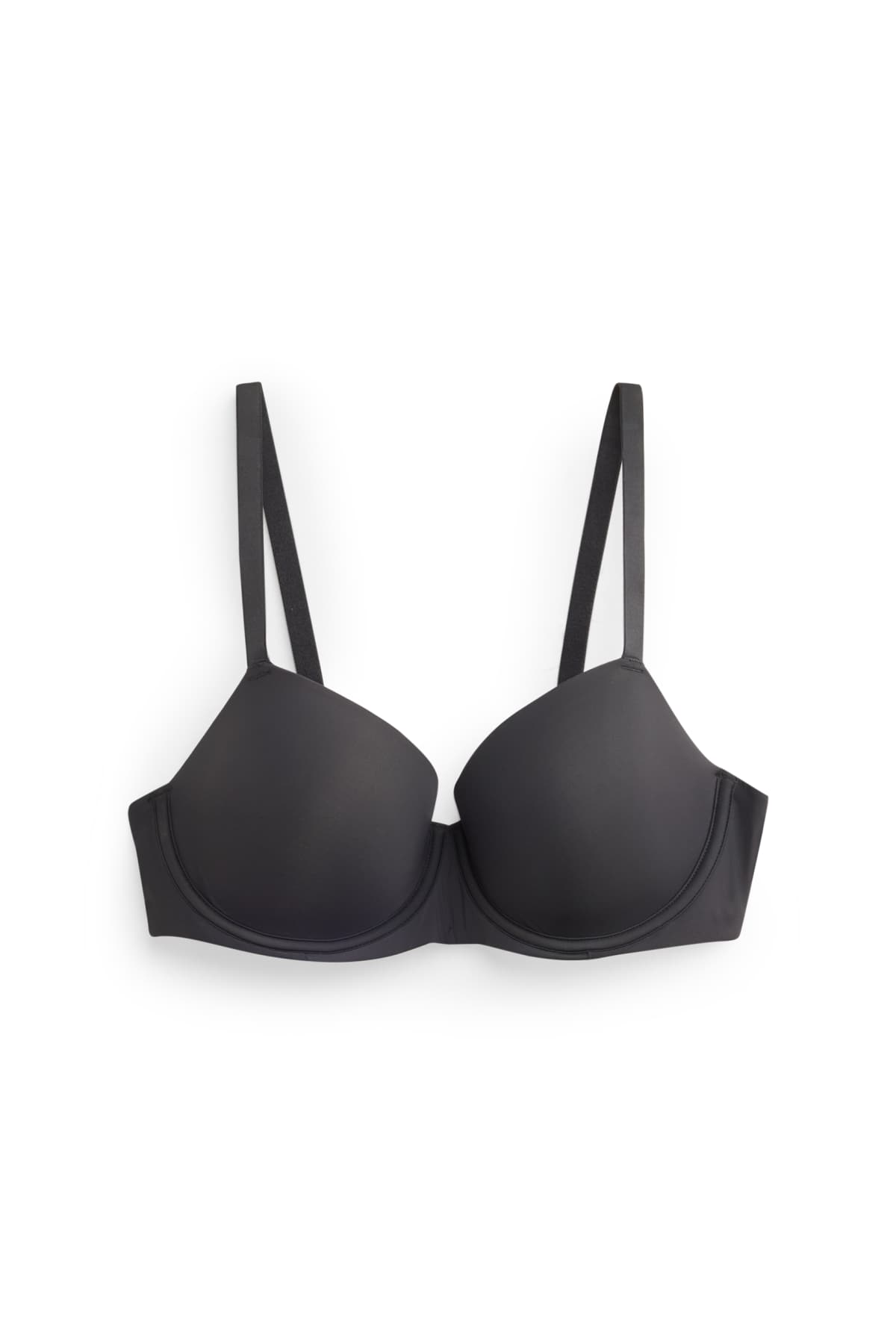 Underwire bra - DEMI - padded - LYCRA® - black