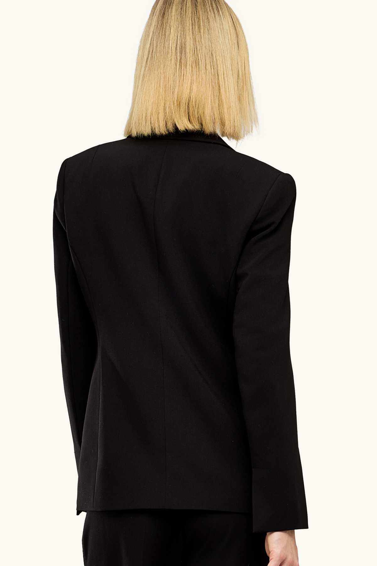 Business blazer - fitted - black
