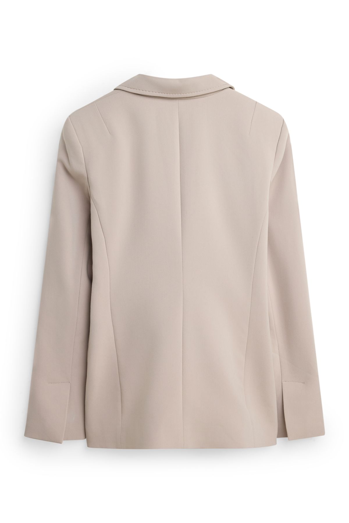 Business blazer - fitted - sand-coloured