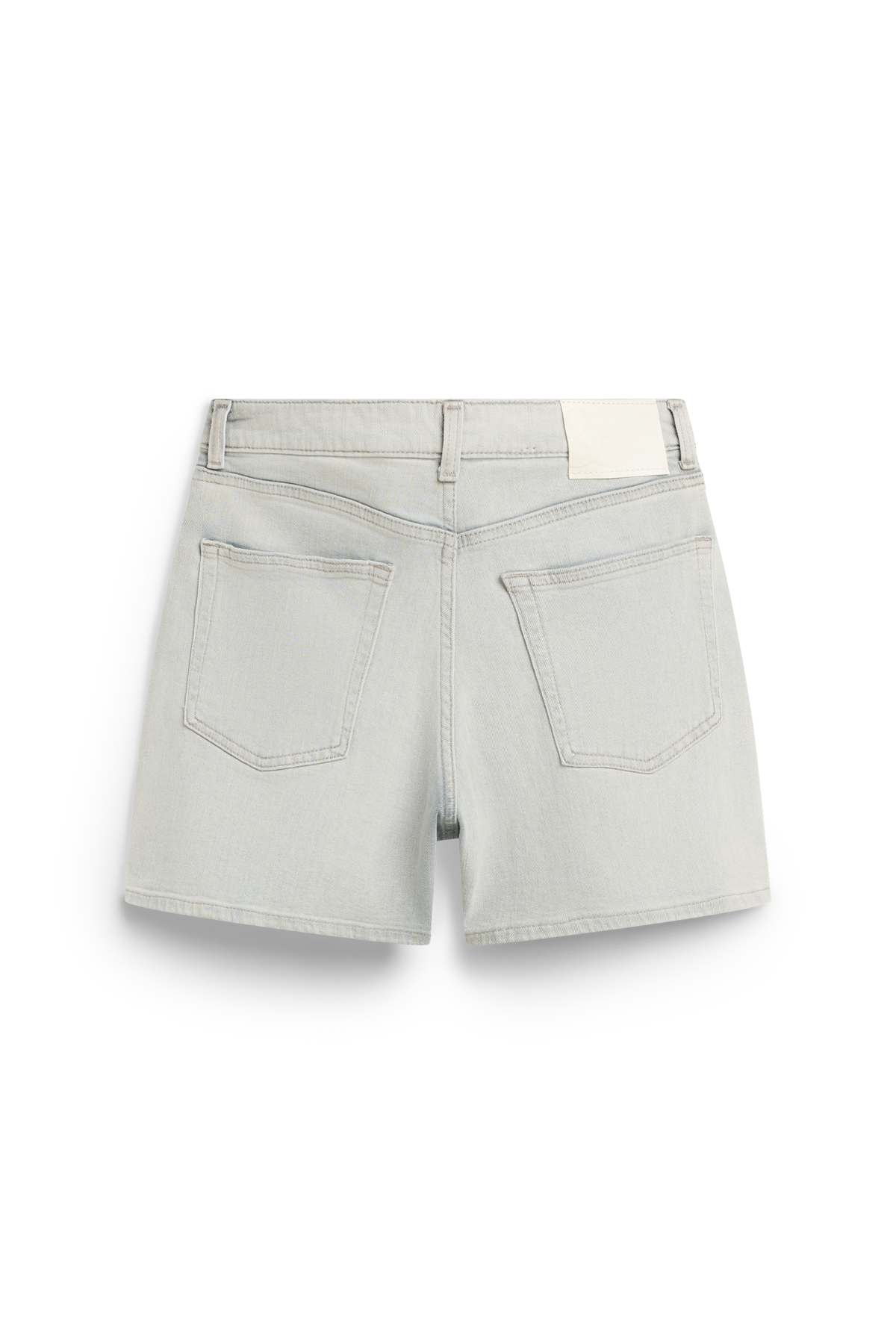 Mom shorts - high waist - denim-gray
