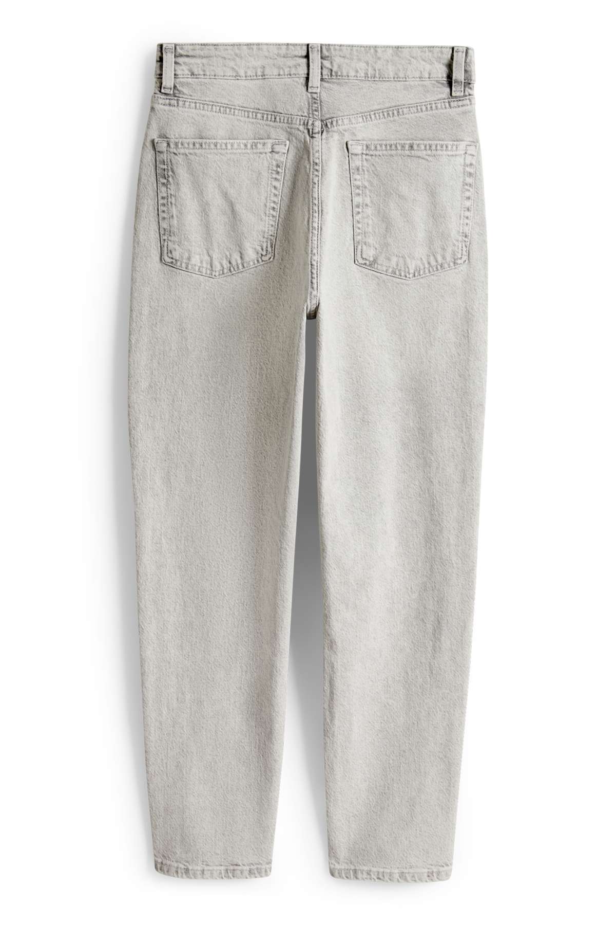 Mom jeans - high waist - LYCRA® - denim-light gray
