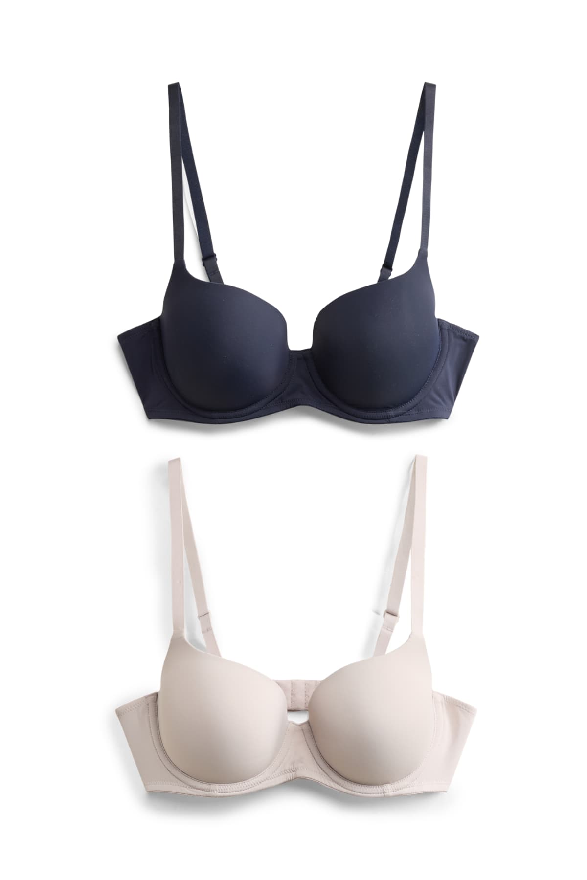 Multipack of 2 - underwire bra - FULL COVERAGE - padded - dark blue