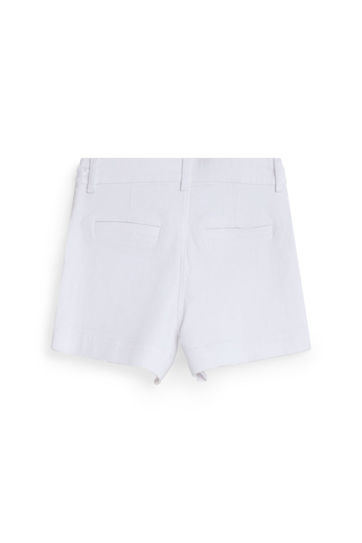 Mom shorts - high waist - white