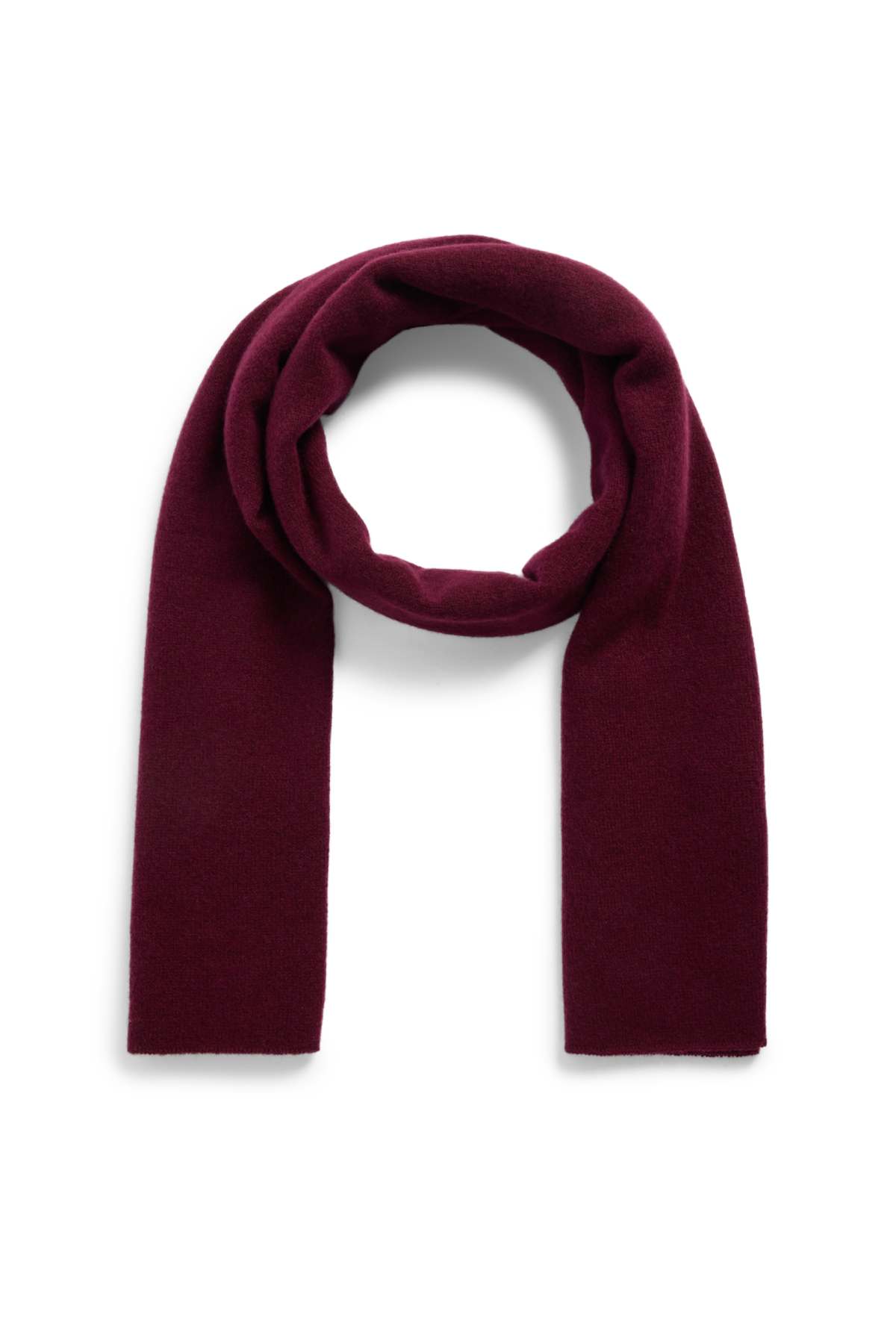 Cashmere scarf - bordeaux