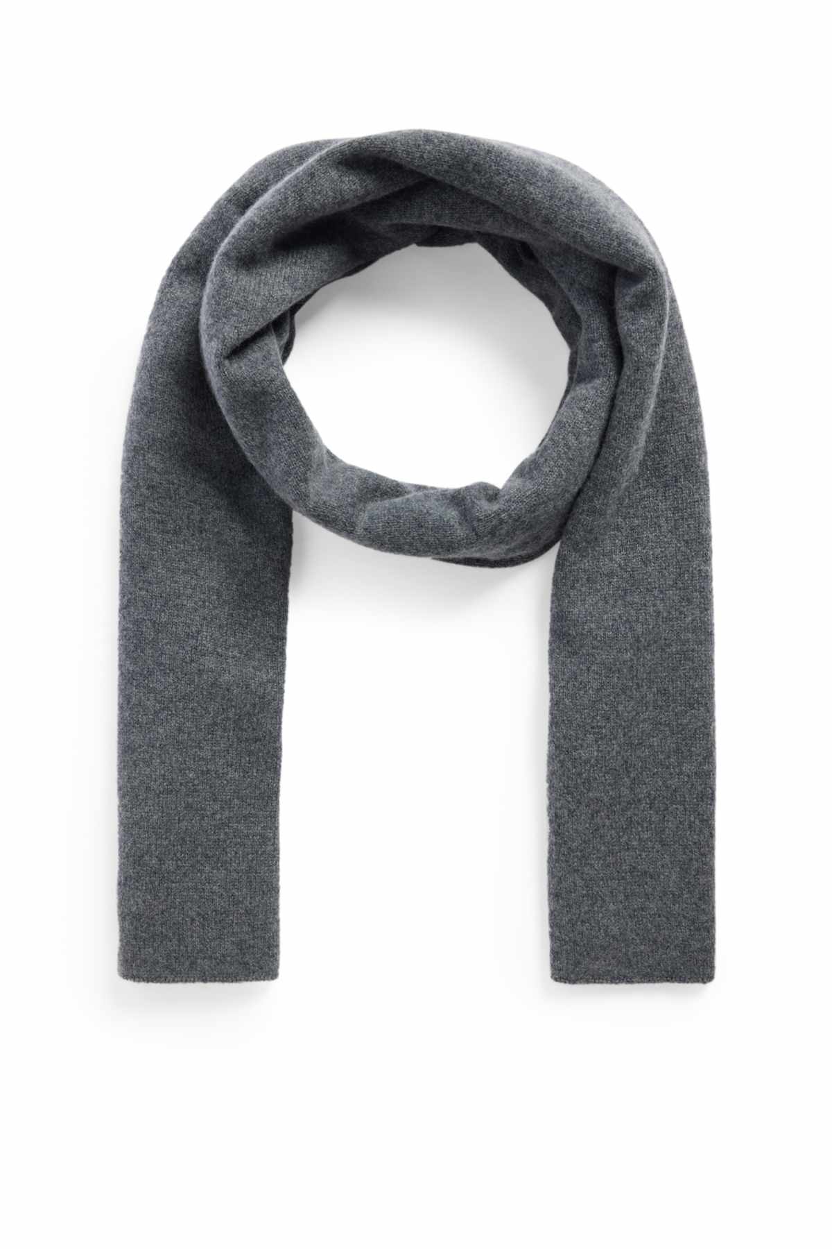 Cashmere scarf - gray-melange