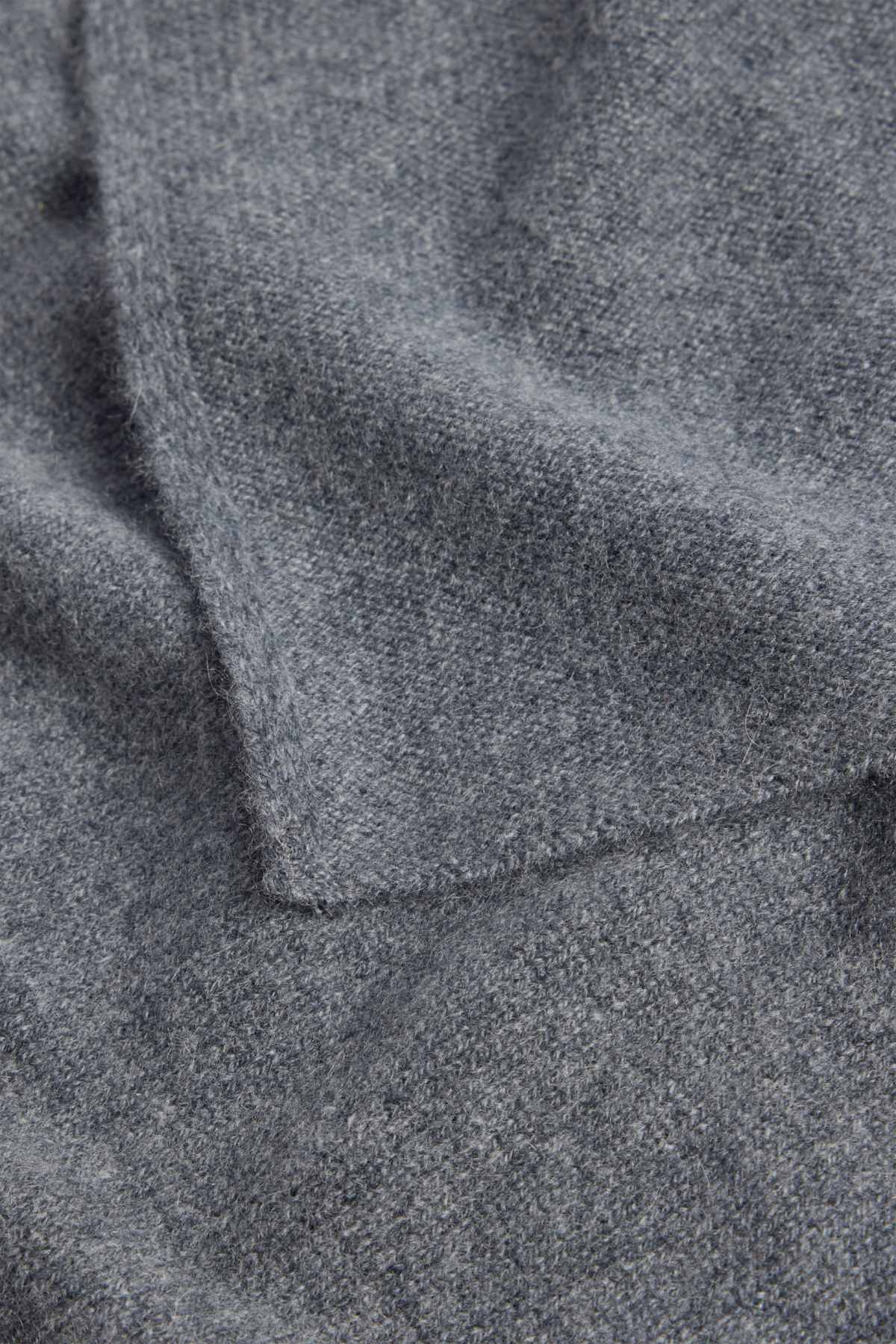 Cashmere scarf - gray-melange