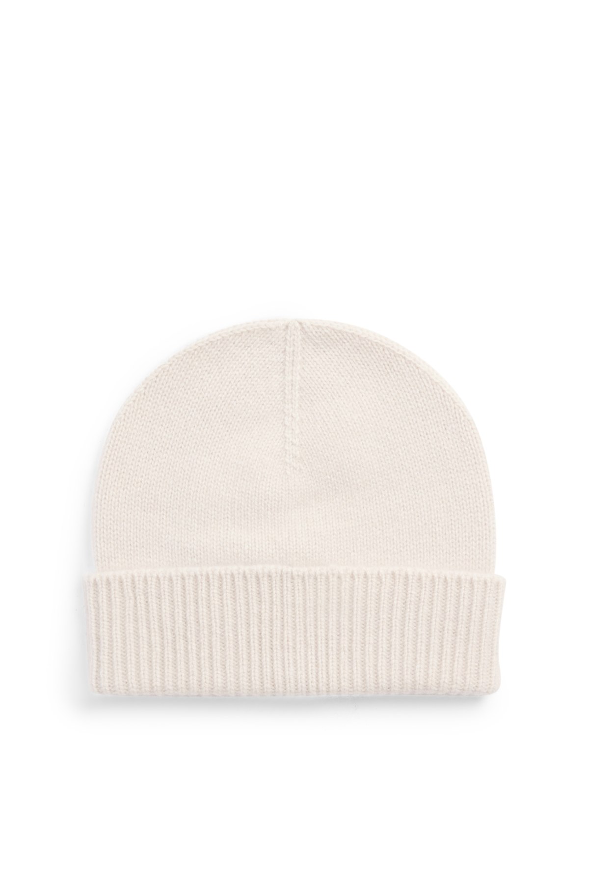 Cashmere beanie - white
