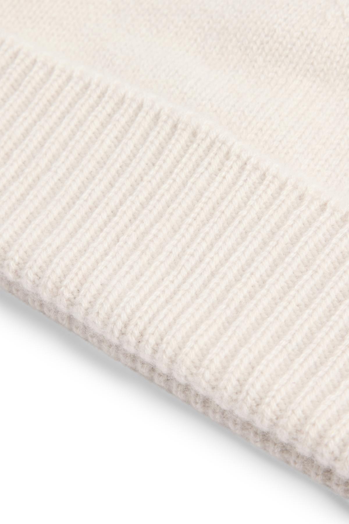 Cashmere beanie - white