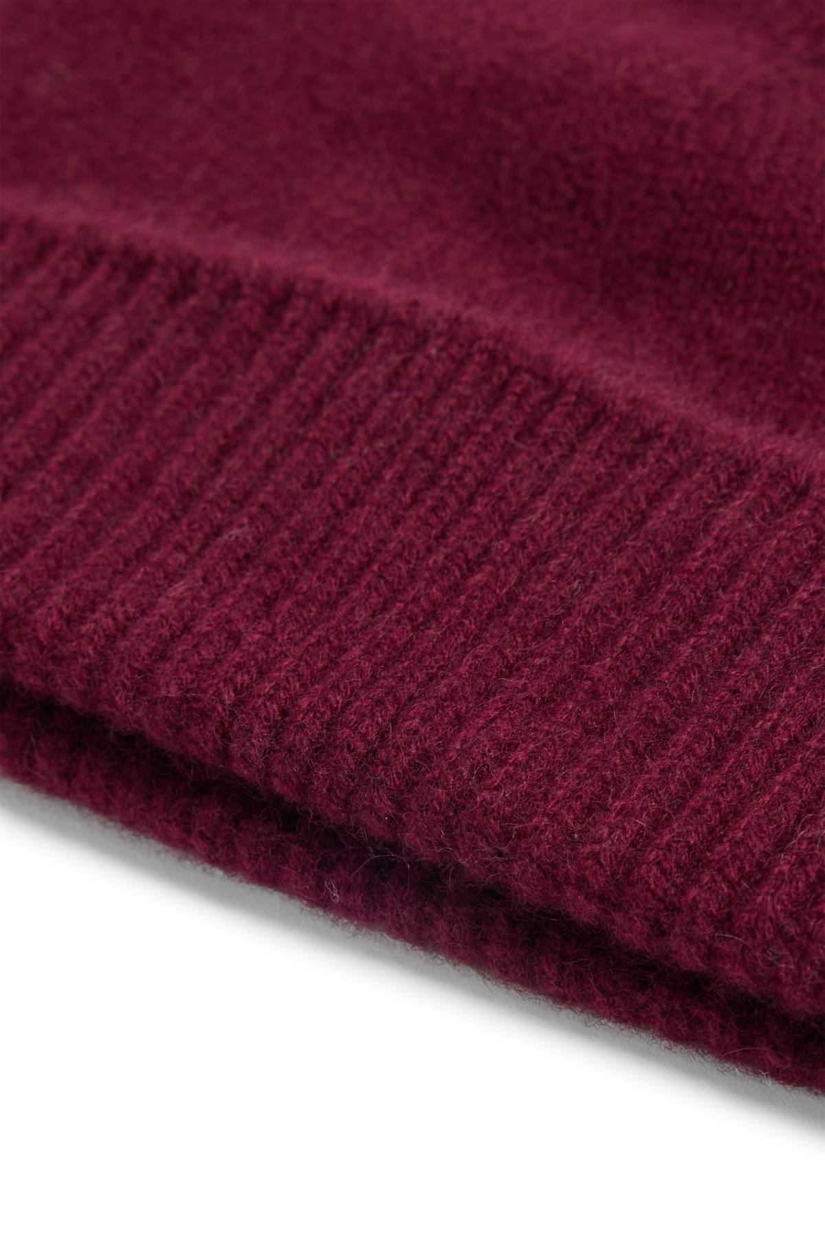 Cashmere beanie - bordeaux