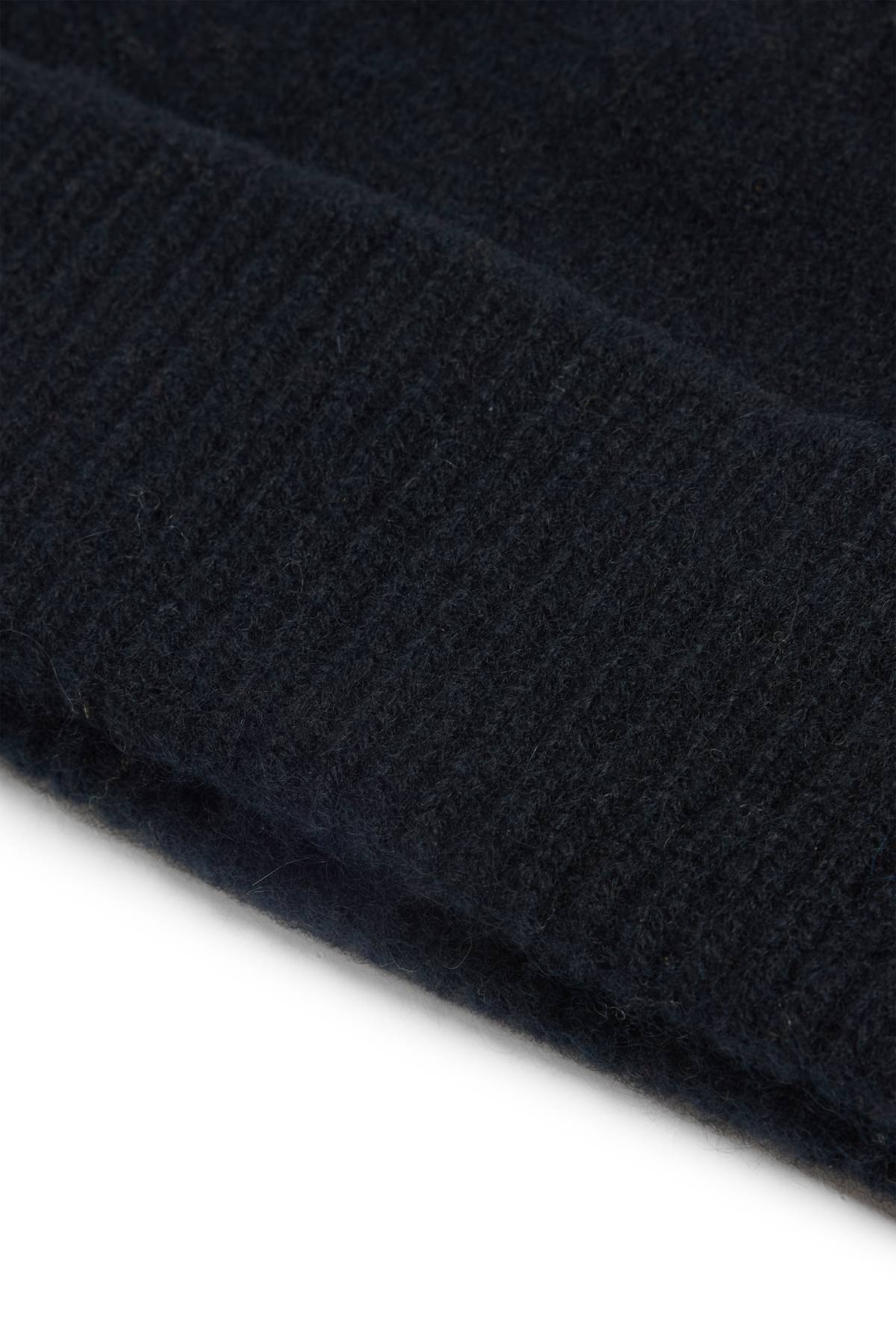 Cashmere beanie - black